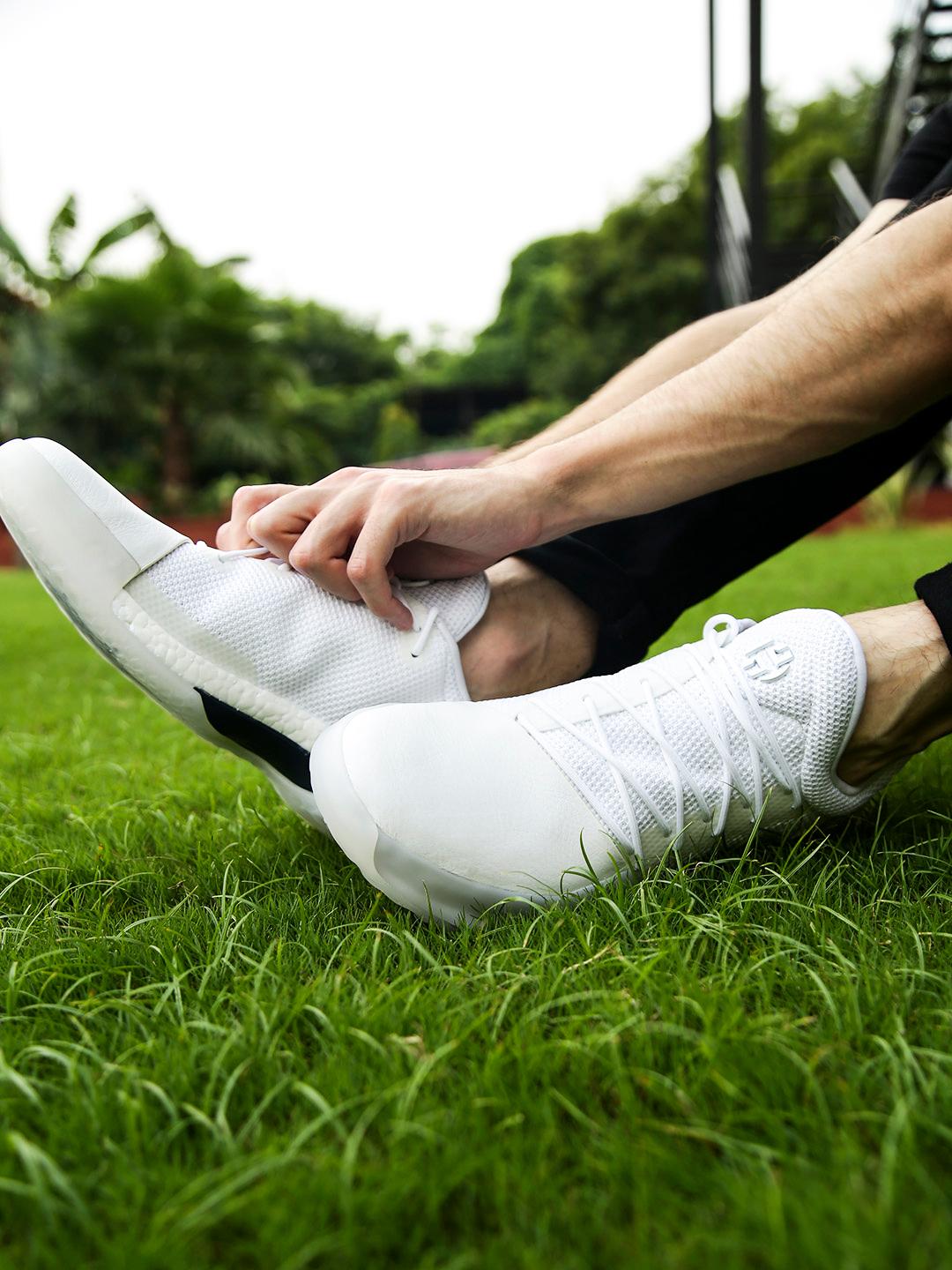 harden shoes all white