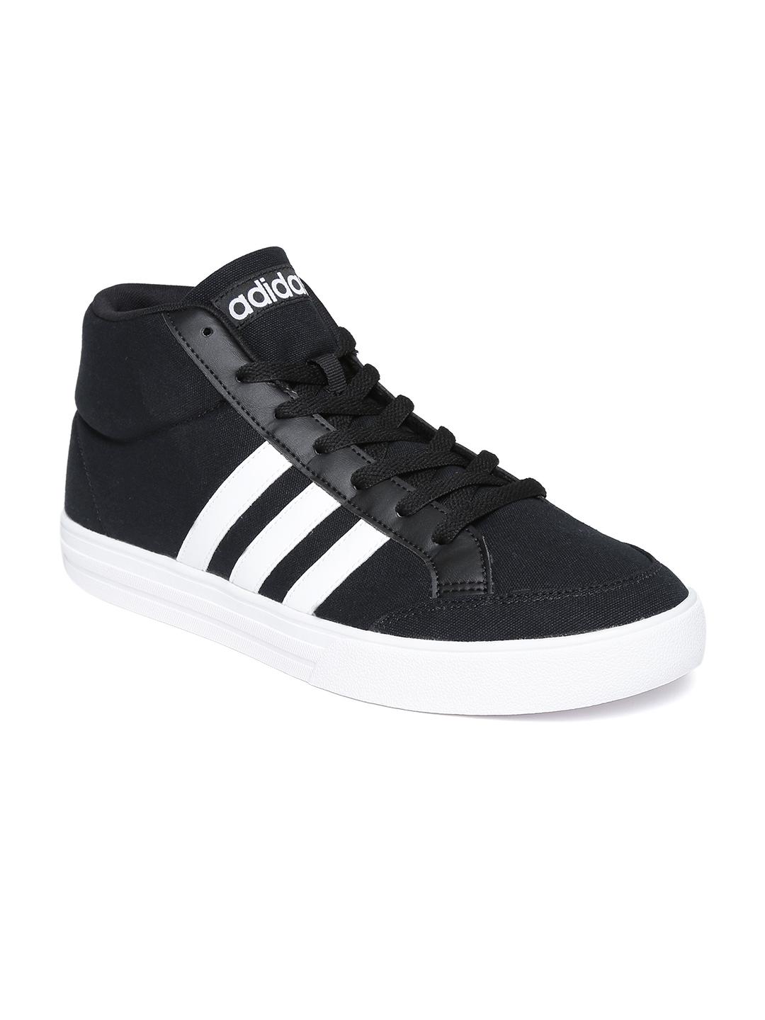 High Top Adidas Neo Super Wedge Black Myntra Adidas Neo Classic