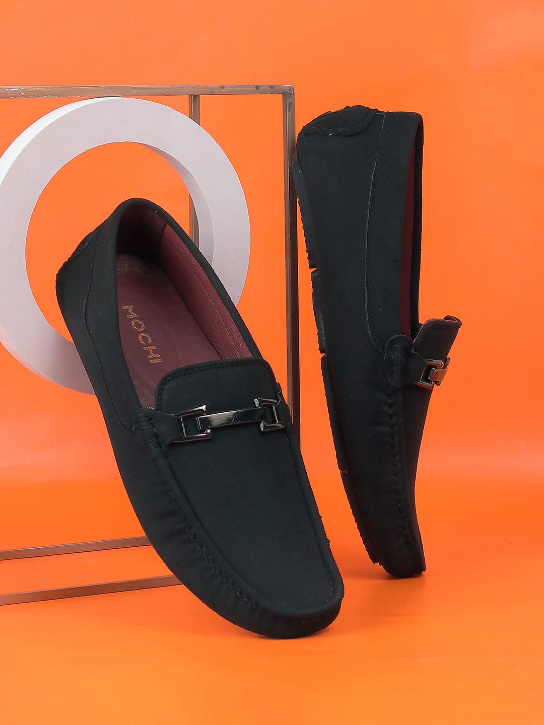 Buy Mochi Men Leather Slip On Loafers Casual Shoes for Men