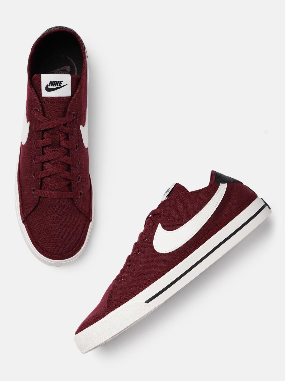 men's nike burgundy shoes