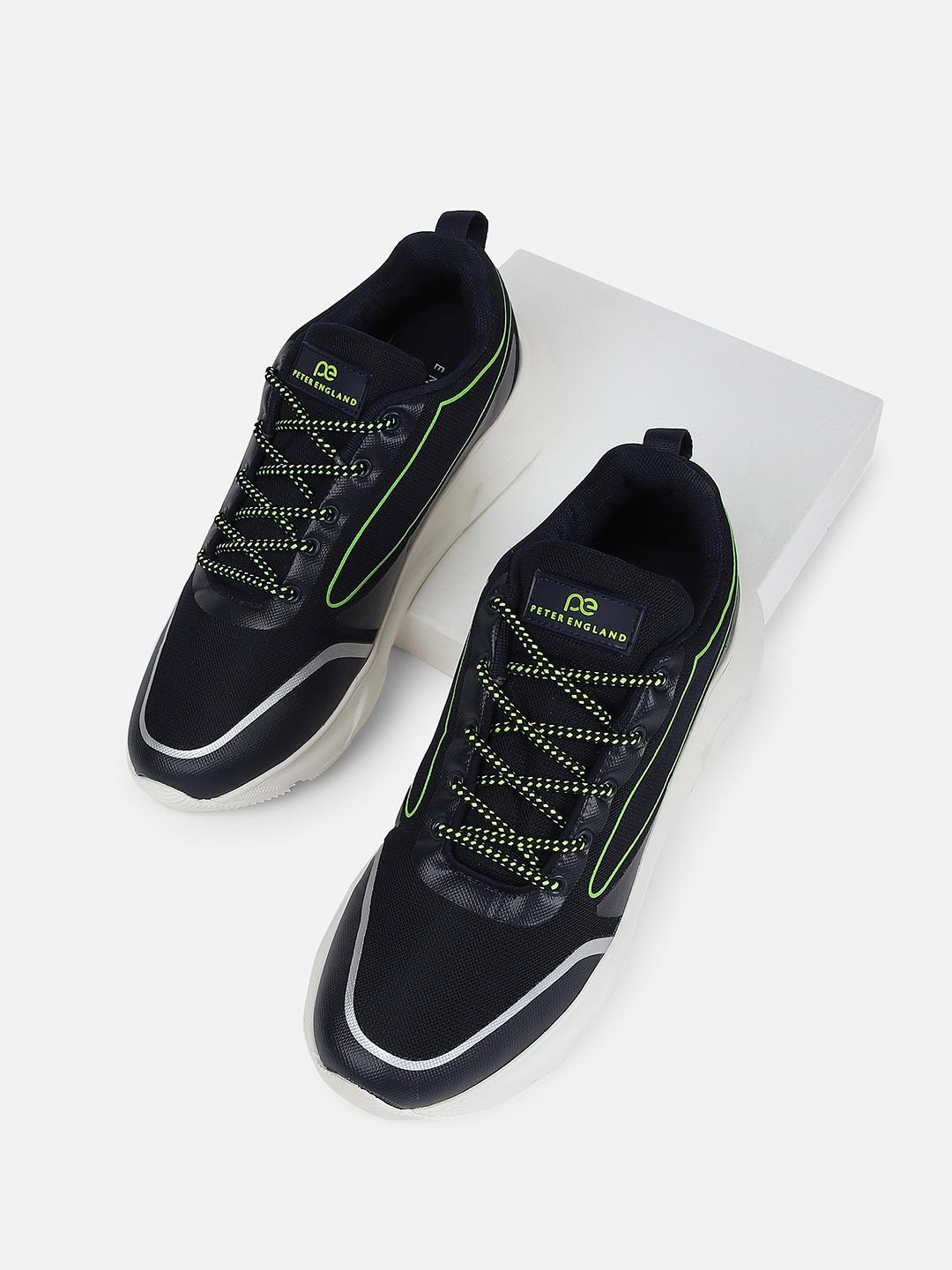 Buy Peter England Men Blue Solid Sneakers Casual Shoes for Men