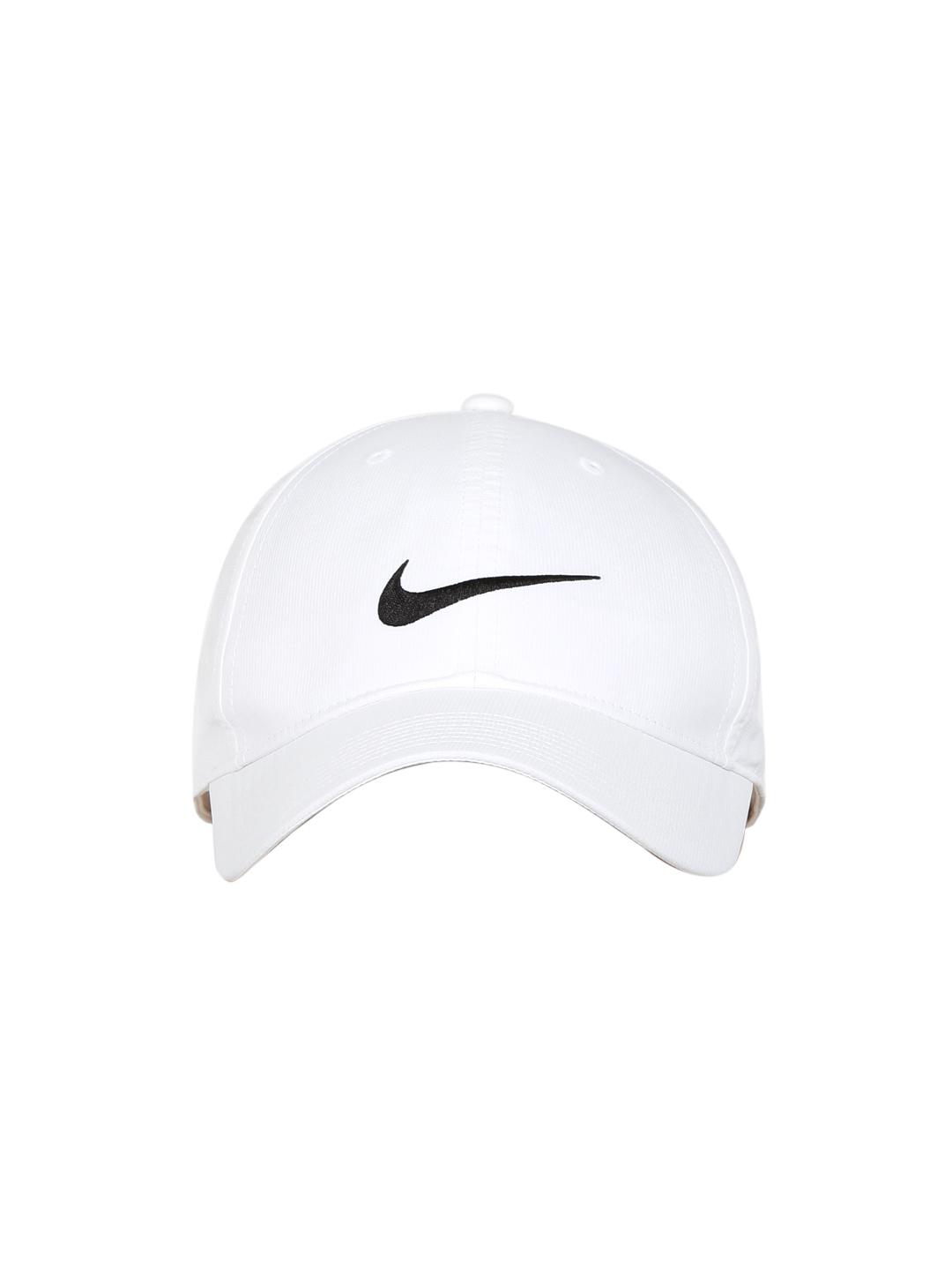 all white nike cap