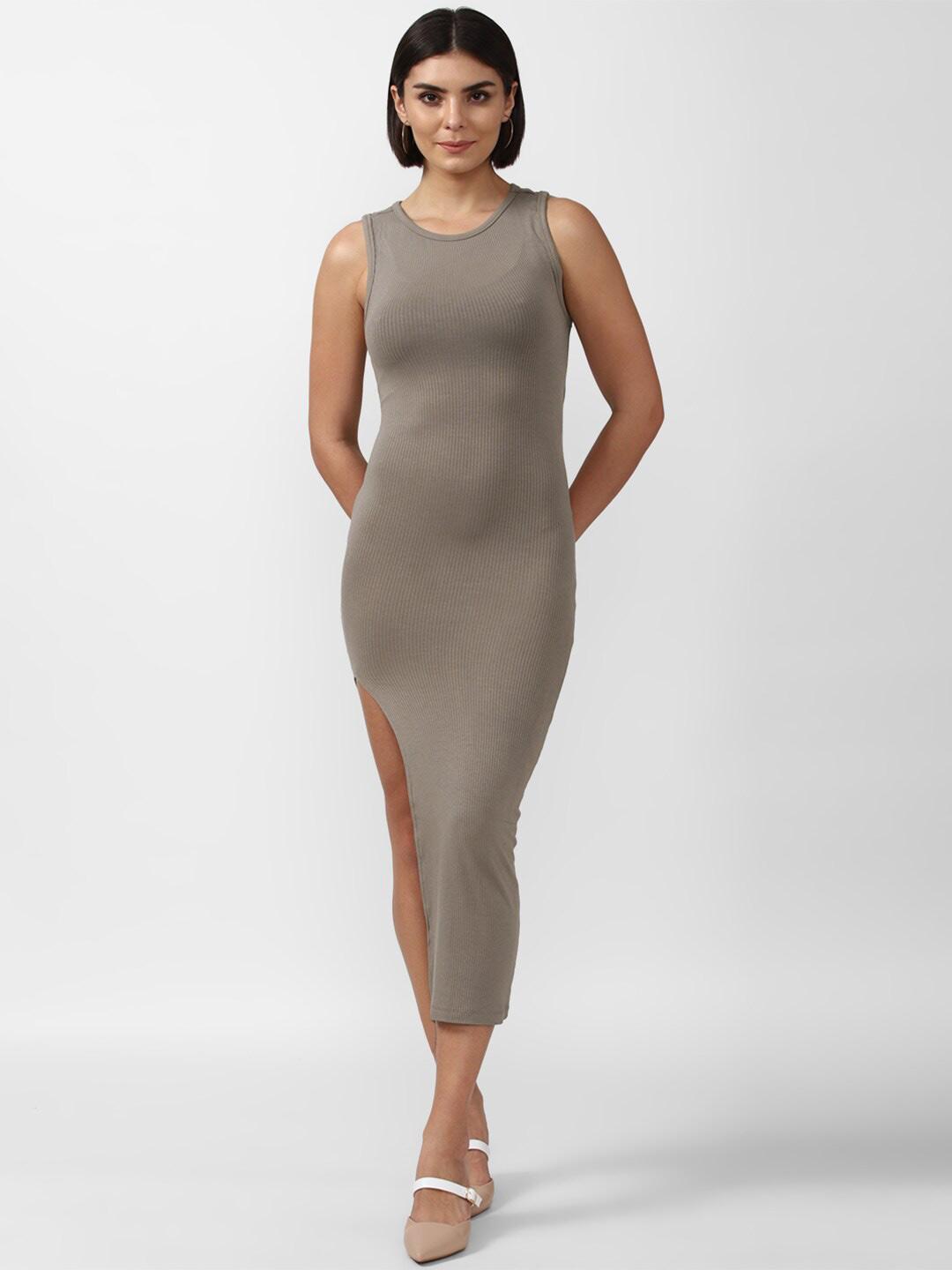 grey bodycon dress forever 21 Buy FOREVER 21 Charcoal Grey Bodycon Dress - Dresses for Women 1224608