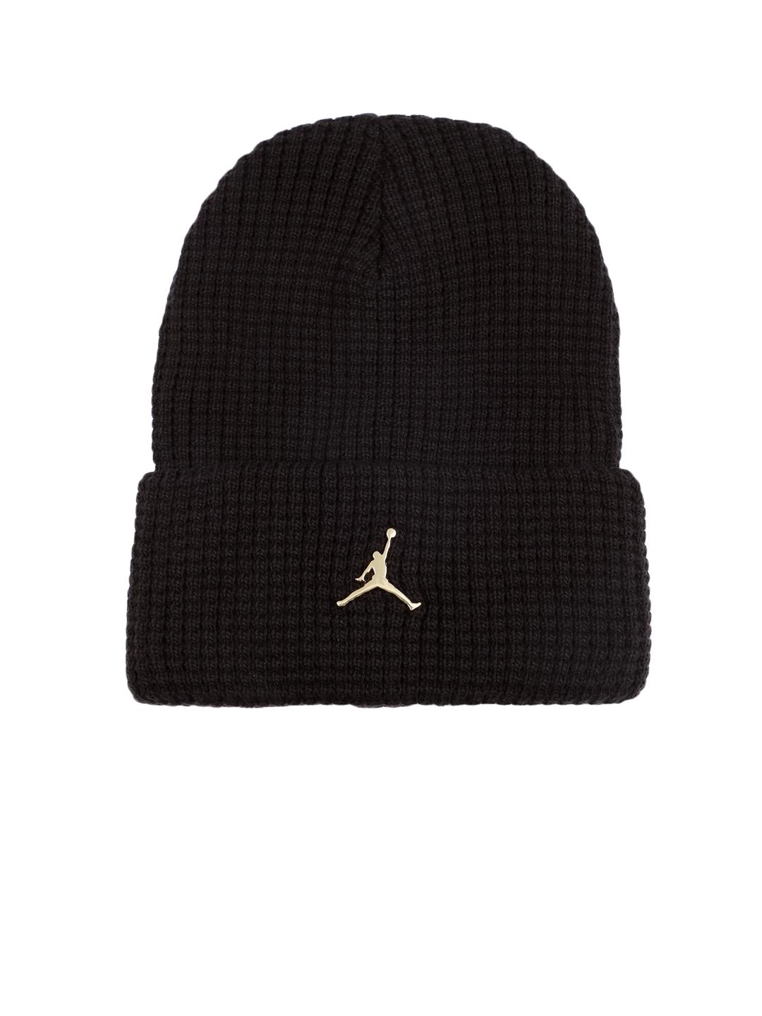 Buy Nike Unisex Black Jordan Utility Beanie Caps for Unisex