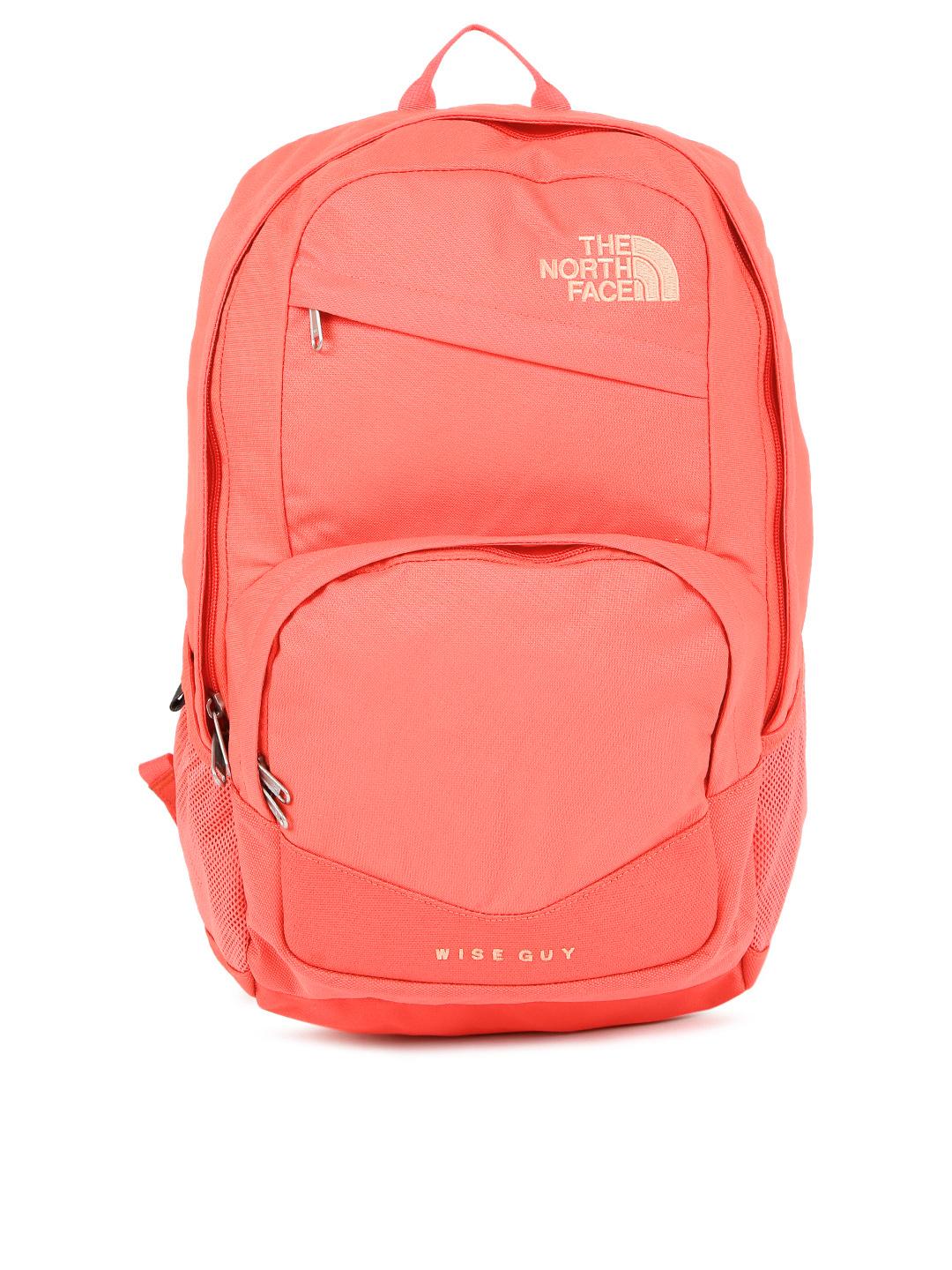 Buy The North Face Unisex Coral Pink Wise Guy Backpack - Backpacks for  Unisex 2008139 | Myntra