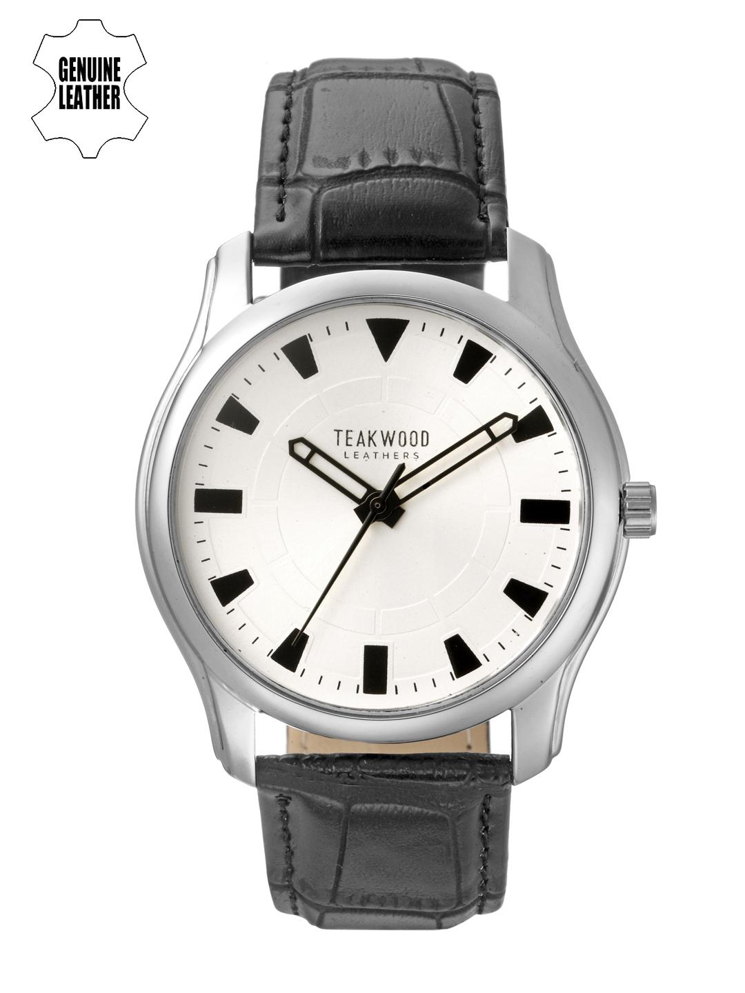 Buy Teakwood Leathers Men White Analogue Watch WTH_A_25 Watches