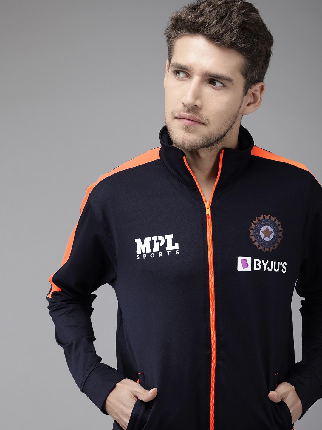 Buy MPL SPORTS Men Navy Blue Brand Logo Printed Team India
