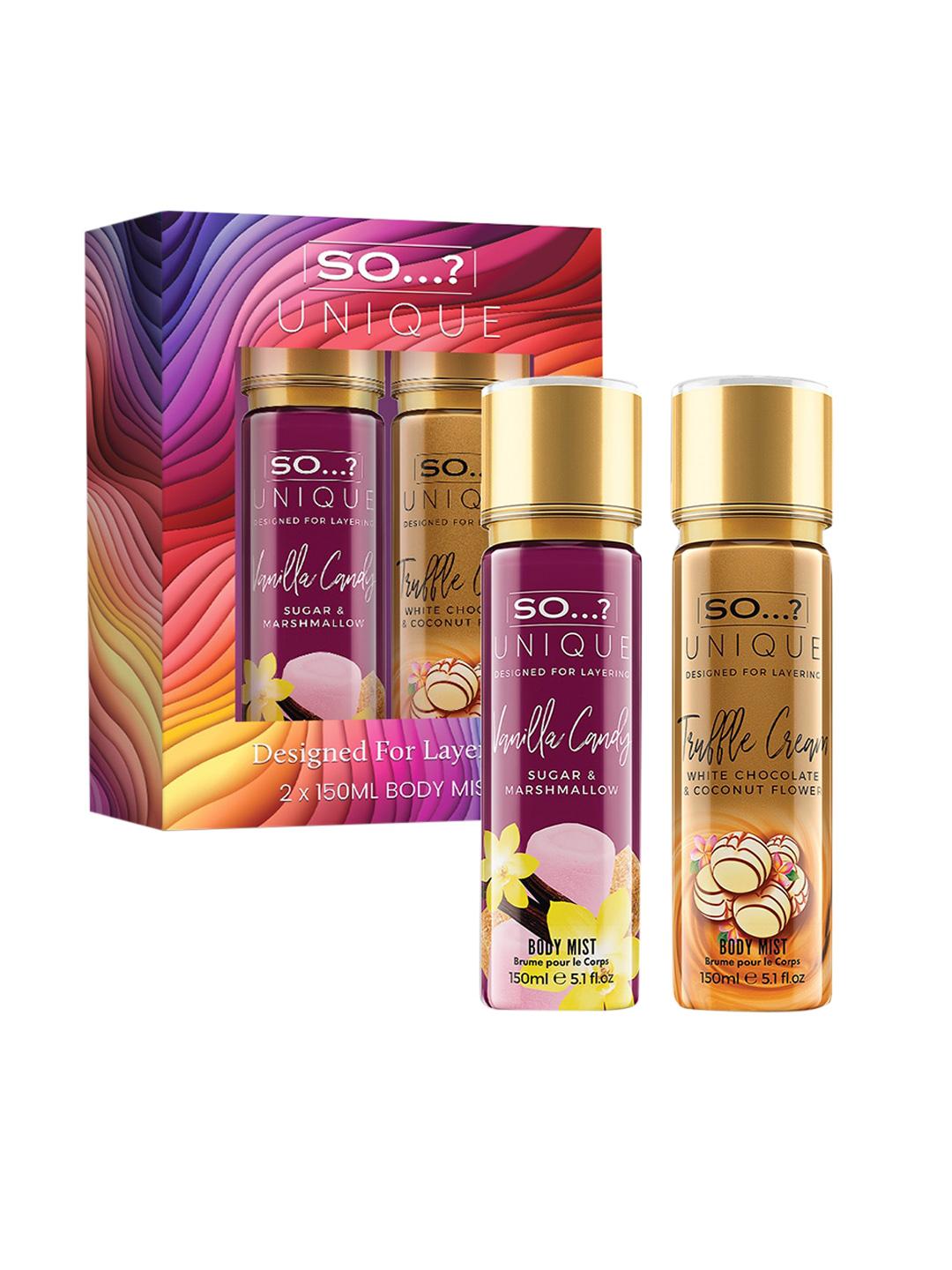 Marshmallow So Unique Vanilla Candy Body Mist Buy SO Unique Set Of