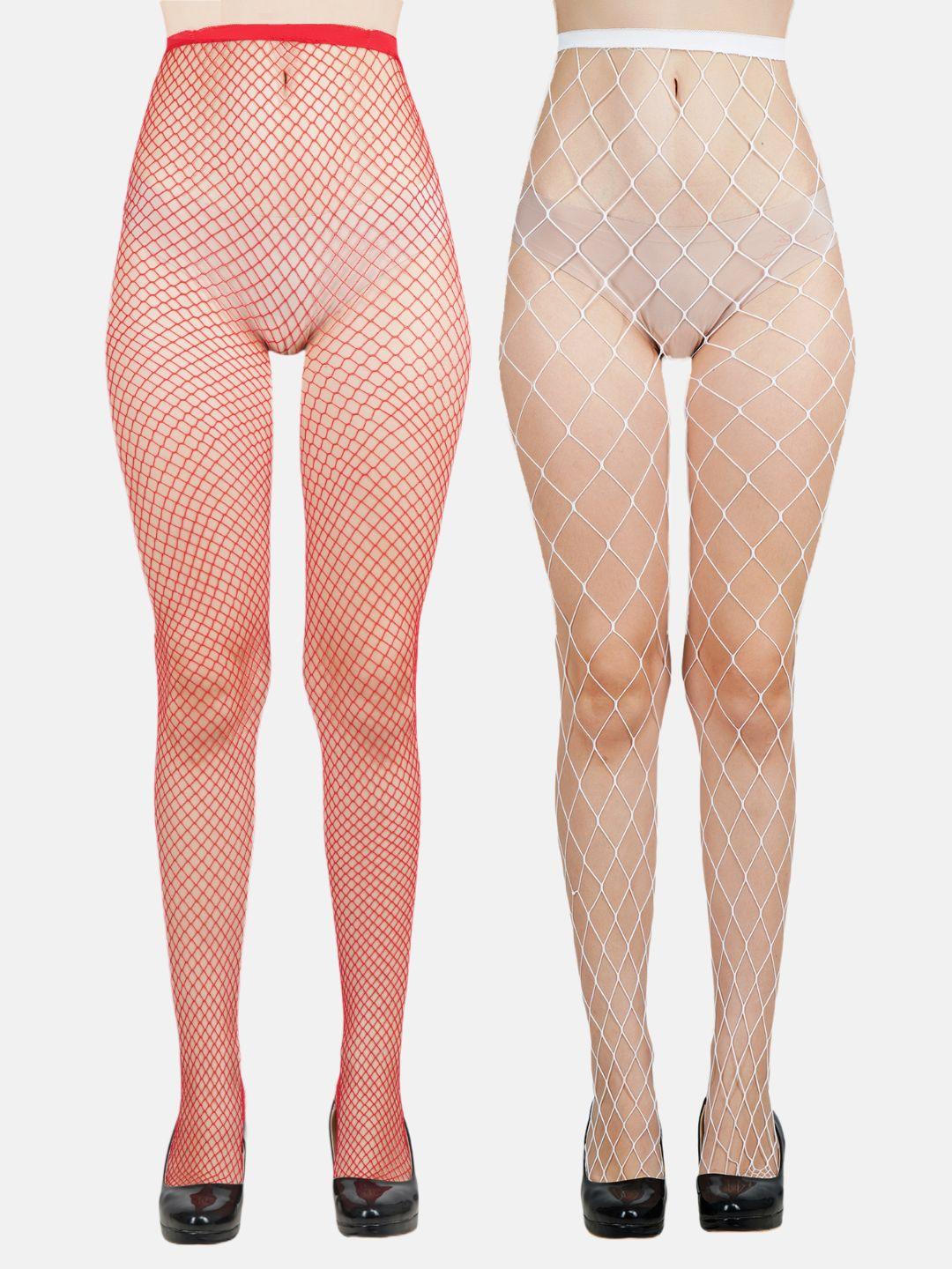 Buy N2S NEXT2SKIN Women Pack Of Patterned Fishnet Stockings