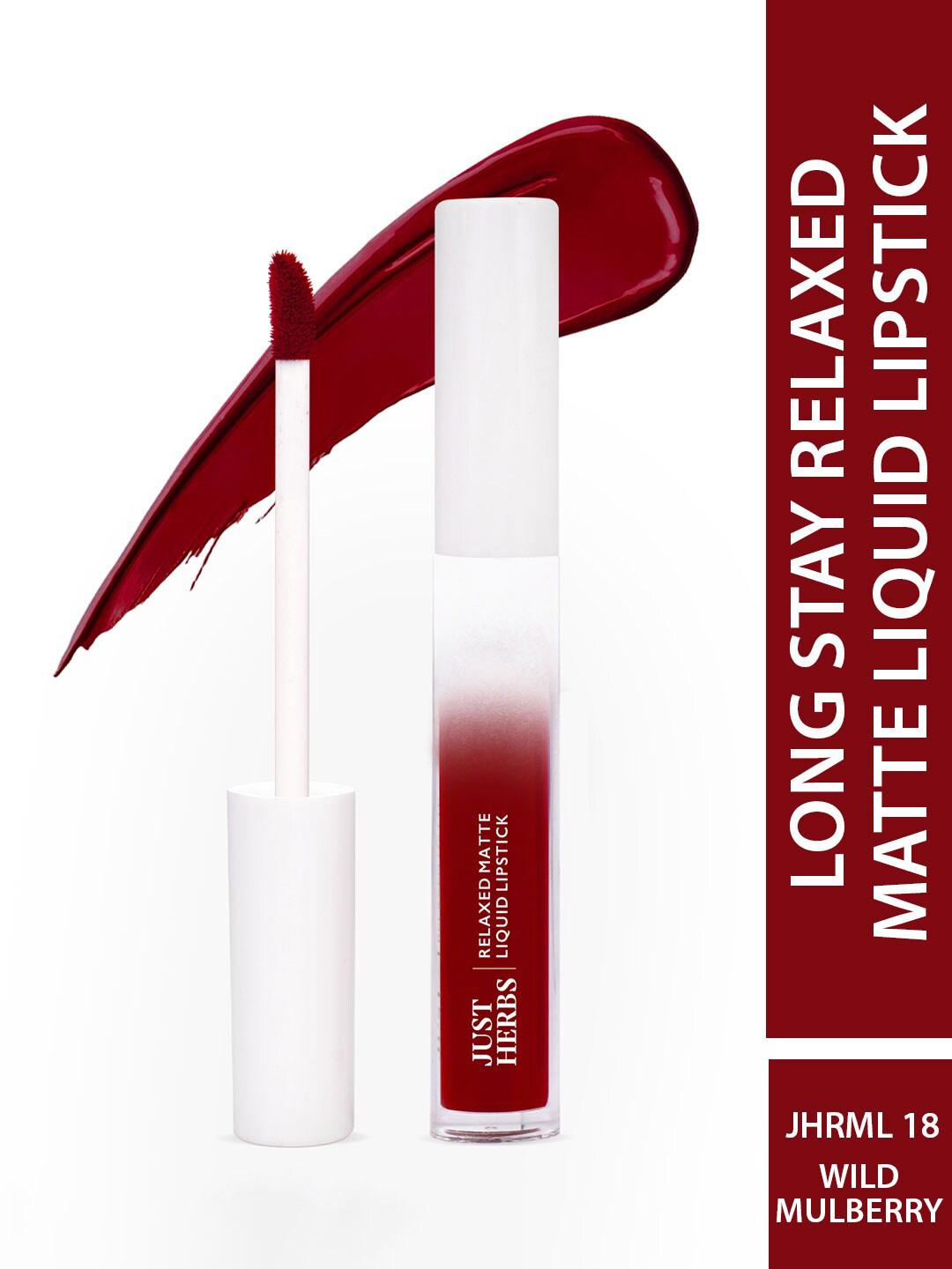 Buy Just Herbs Long Stay Relaxed Matte Liquid Lipstick - 4 ml