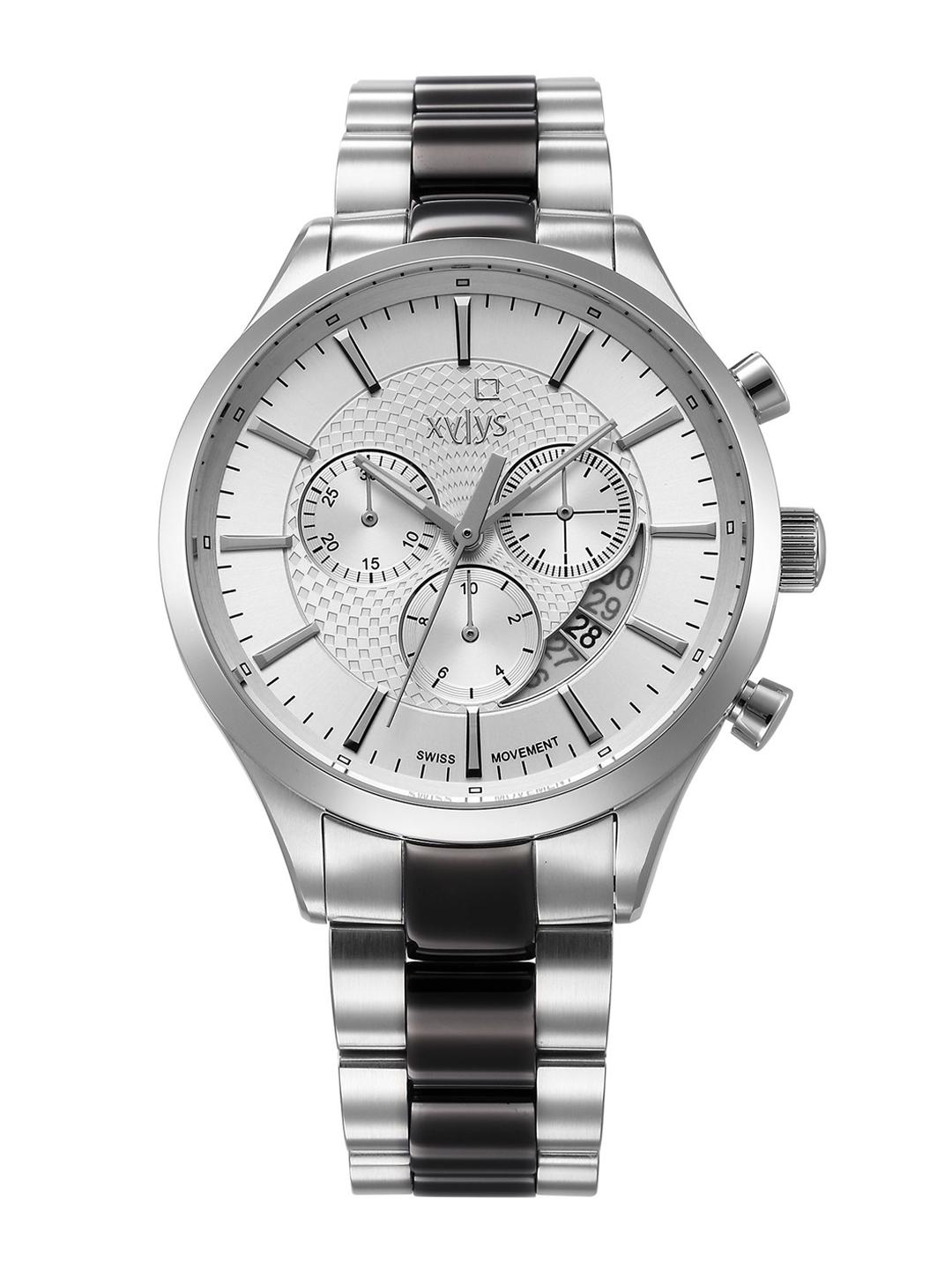 yu＊M Buy Xylys Men Triumph Swiss Chronograph Stainless Steel White Dial