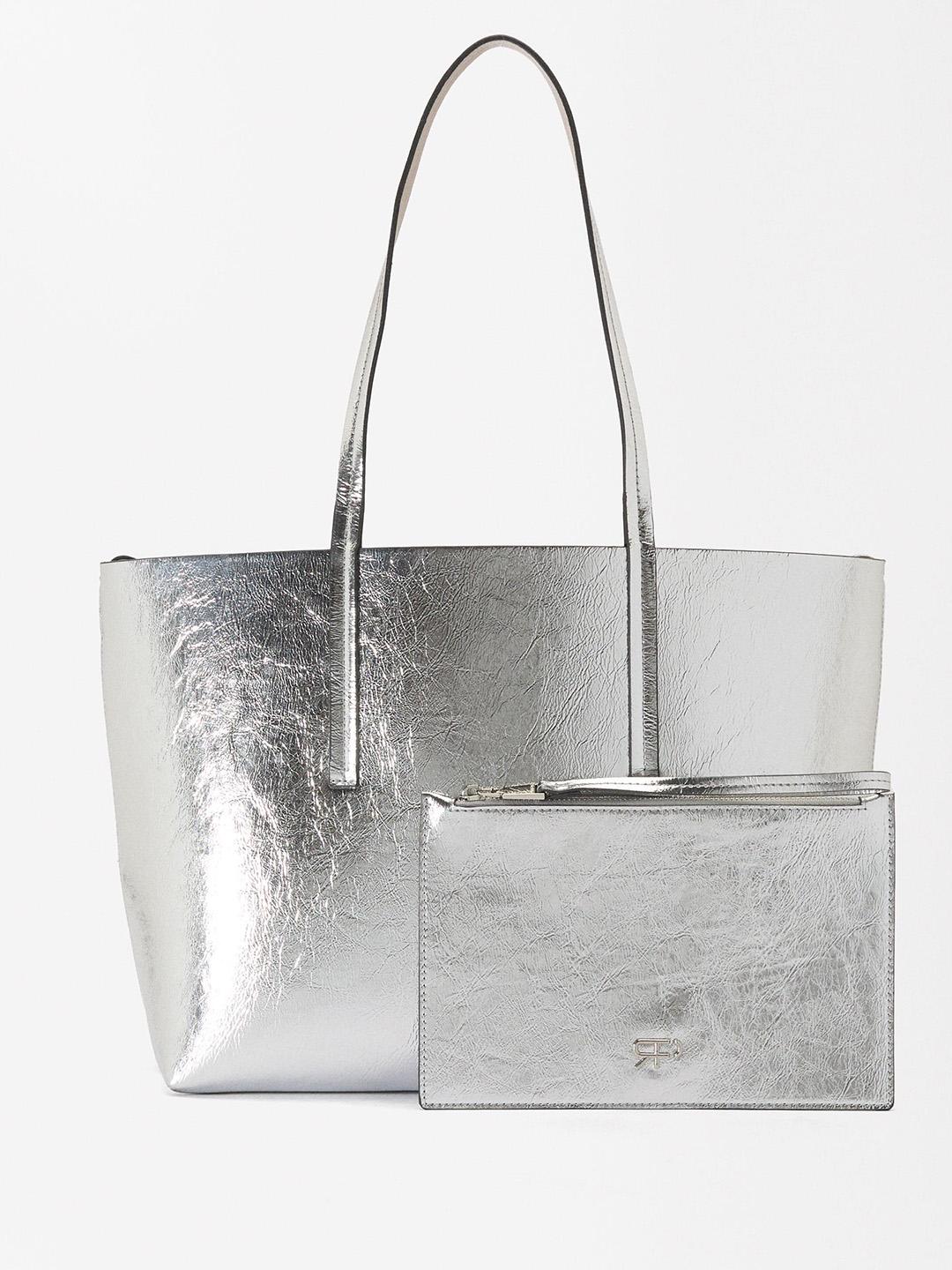 Buy PARFOIS Reversible Shopper Tote Bag with Pouch Handbags for