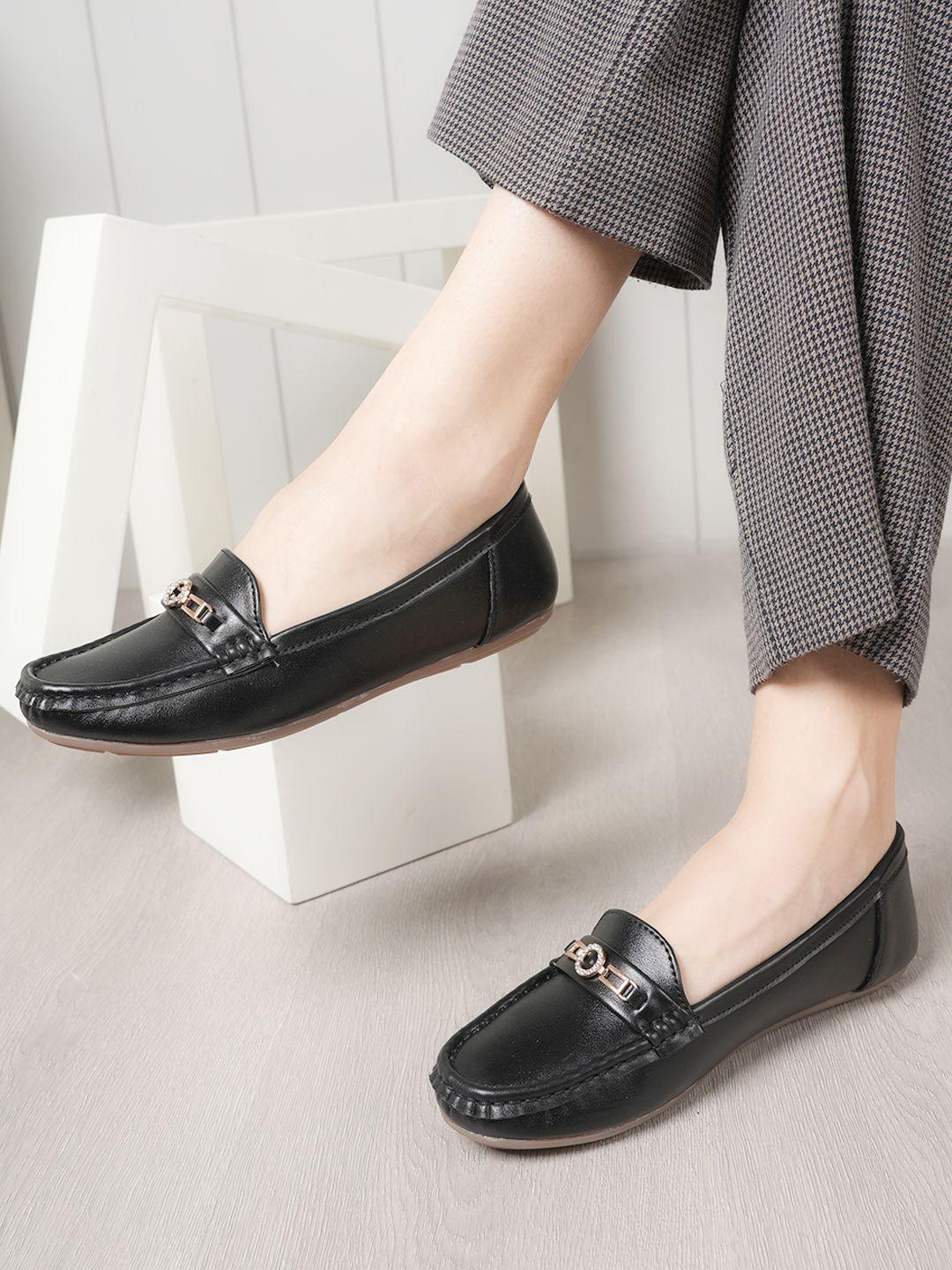 Buy DressBerry Women Solid Round Toe Loafers Casual Shoes for
