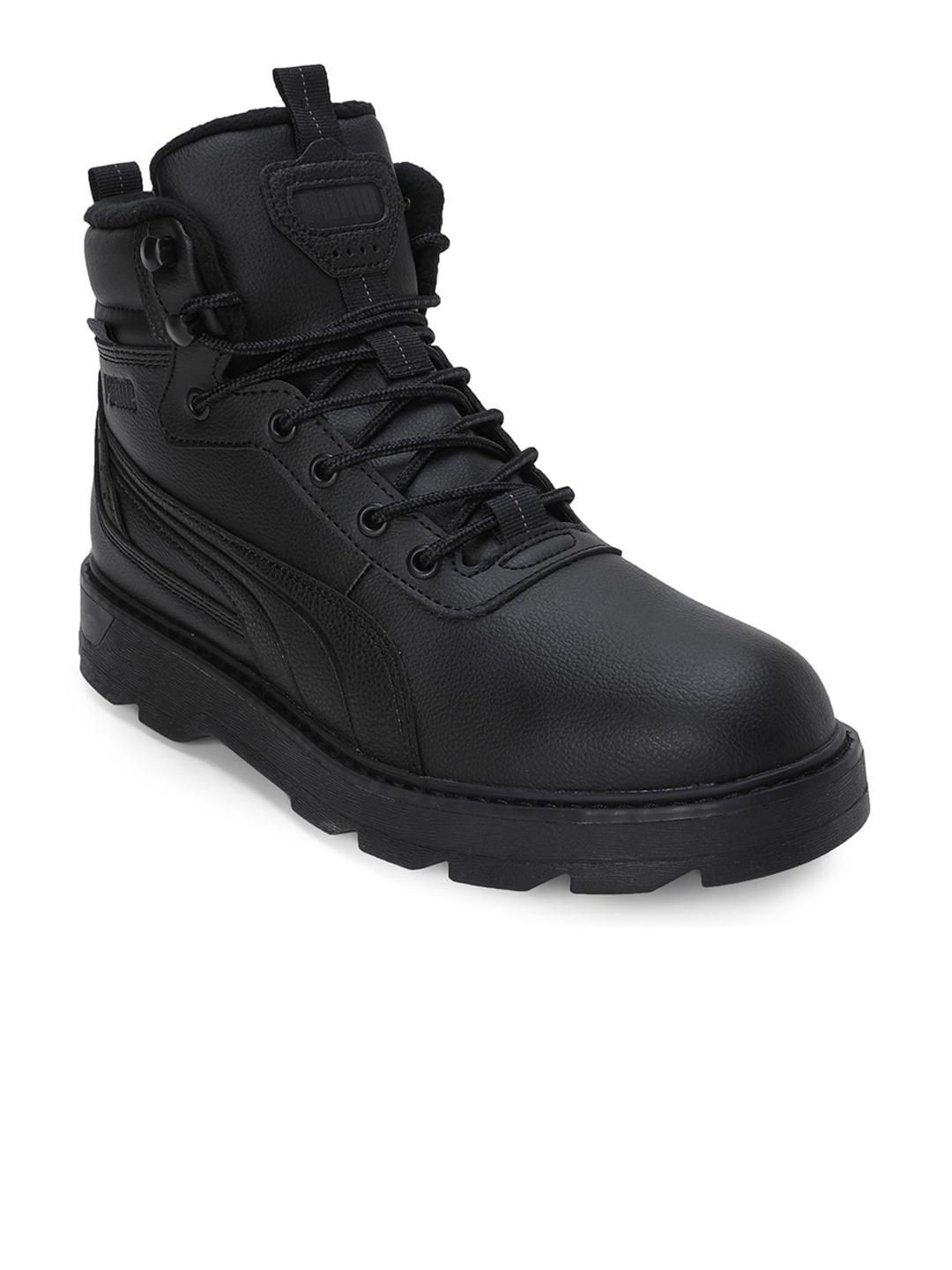 Ankle Boots Puma Ankle Sneakers Puma High Ankle Carbon Black Shoes