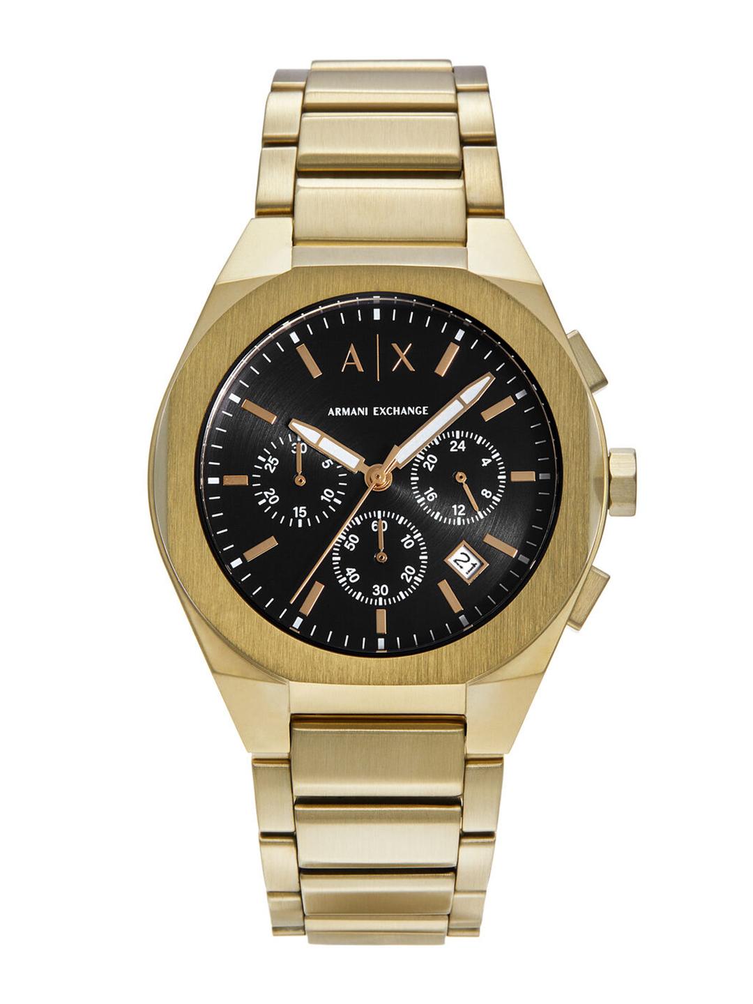 アヴィア　ゴールド　腕時計 Buy Armani Exchange Men Bracelet Style Chronograph Analogue Watch