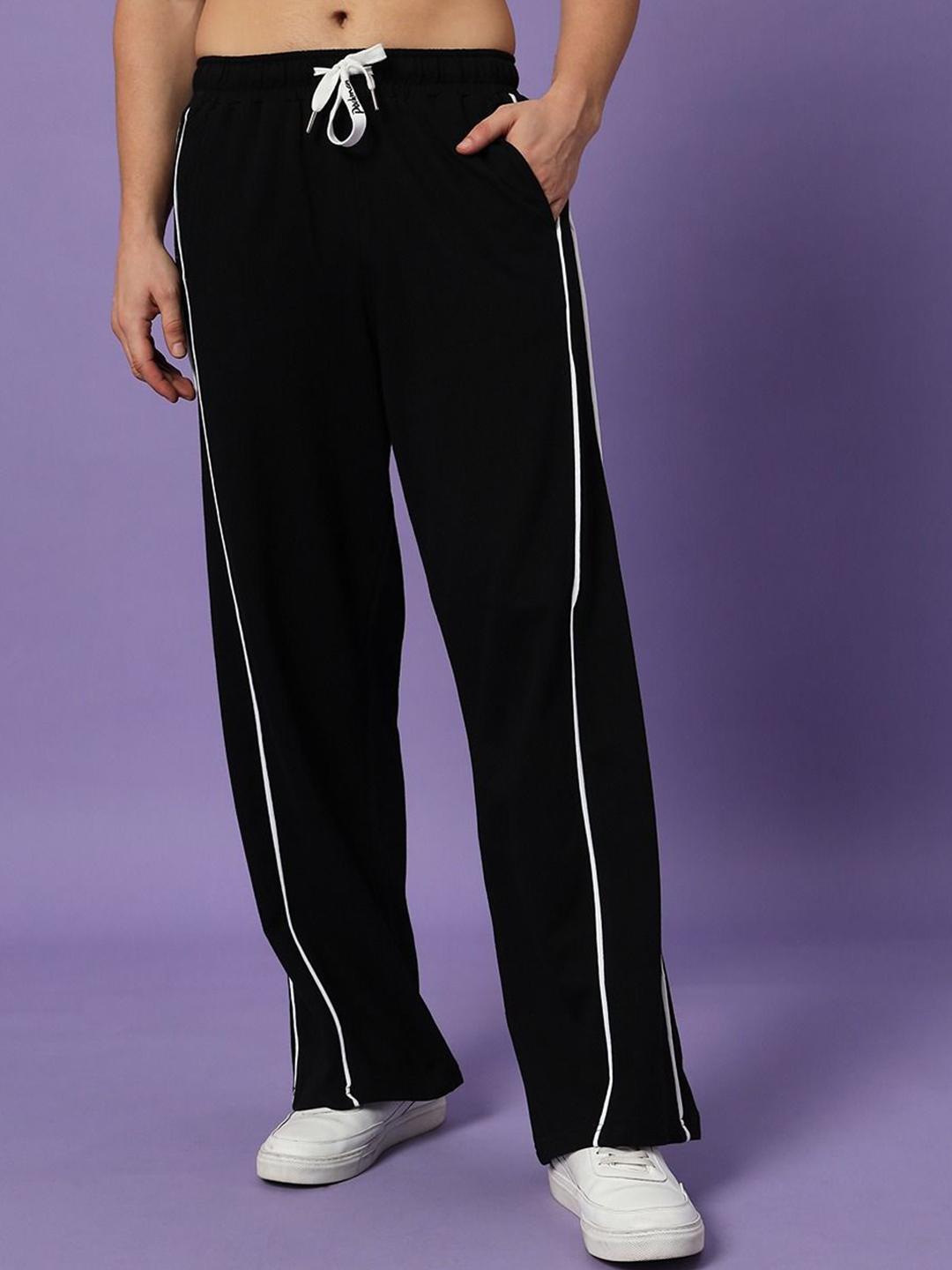 PockMAN Men Pure Cotton Mid Rise Track Pants
