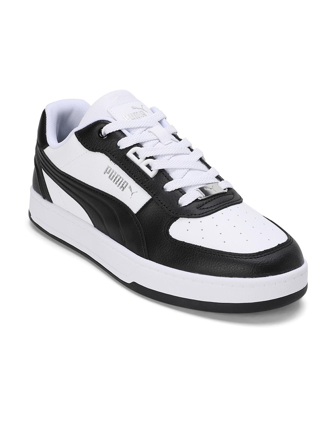 Buy Puma Unisex Caven Lux Colourblocked Leather Sneakers