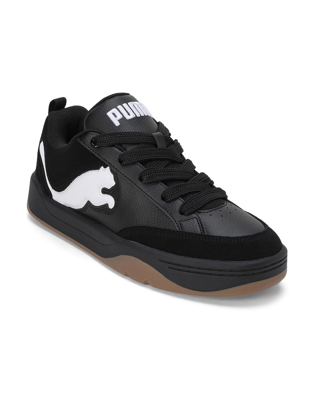 Puma Unisex Park Lifestyle Colourblocked Leather Sneakers - Image 1