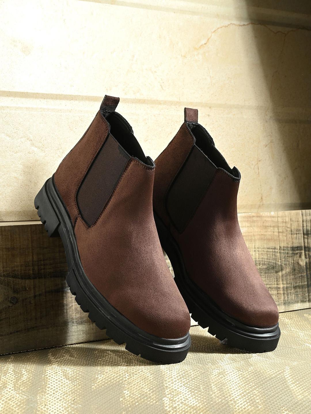 Buy AfroJack Men Block-Heeled Chelsea Boot - Boots for Men