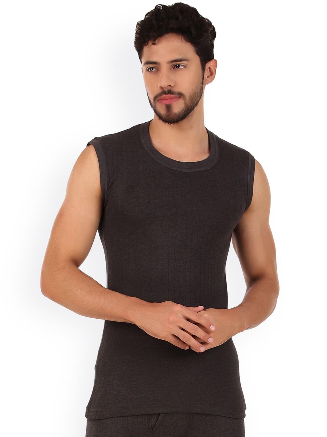 Asos Charcoal Ribbed Vests Mens Buy Inner Element Men Sleeveless