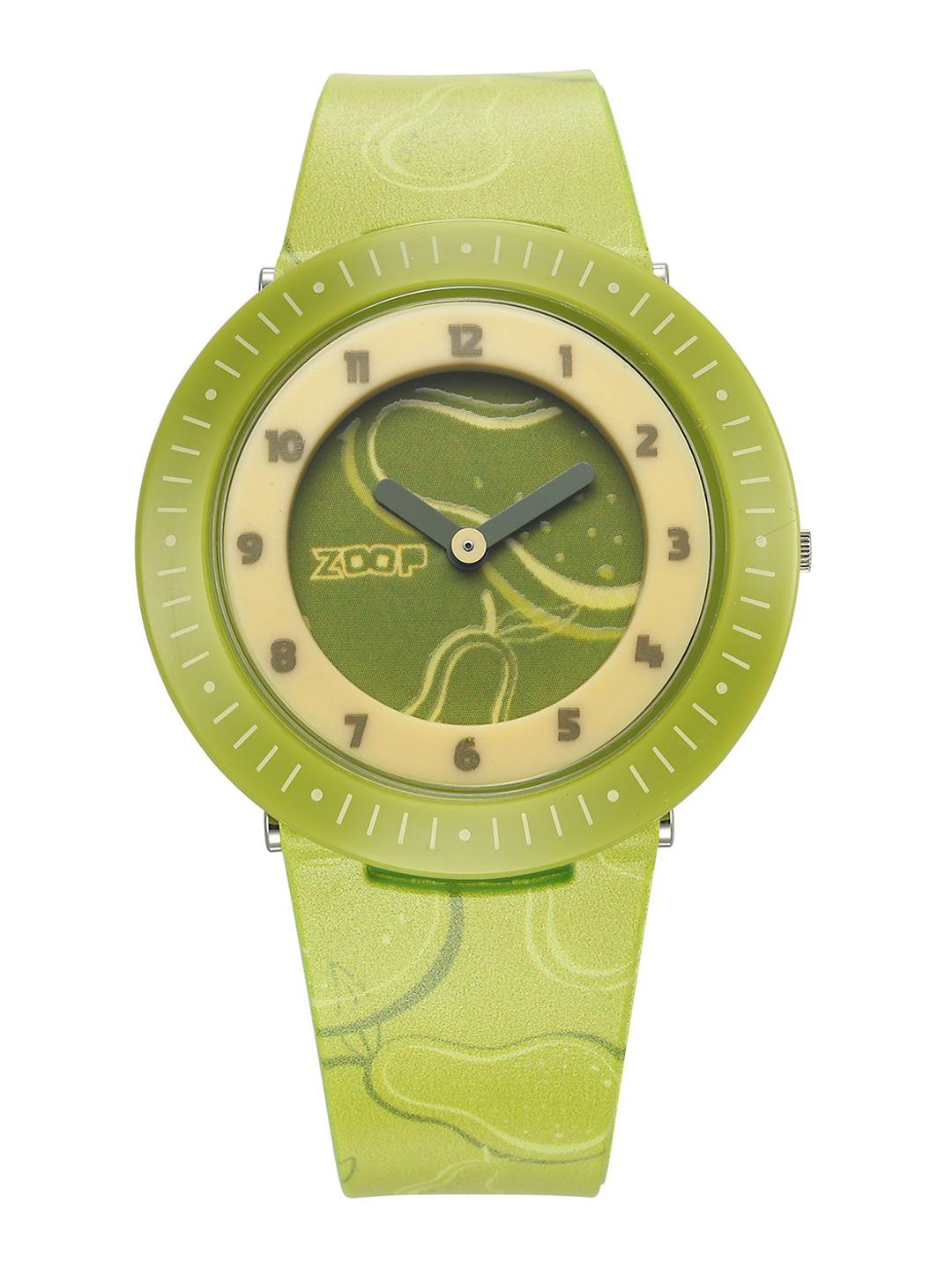 Buy Zoop Fruit Story Quartz Analog With Green Dial Watch For Kids