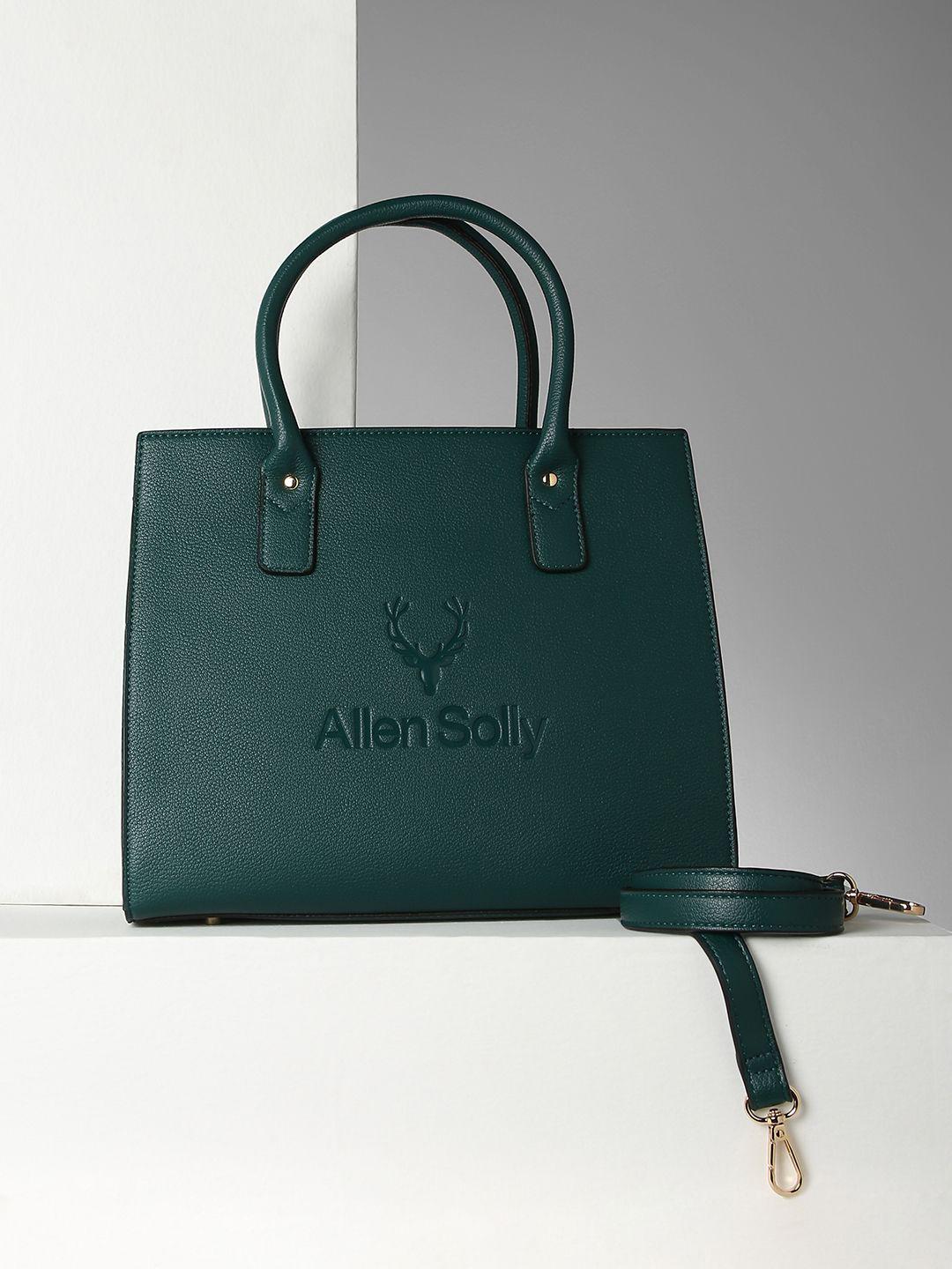 Buy Allen Solly Woman PU Structured Handheld Bag with Cut Work