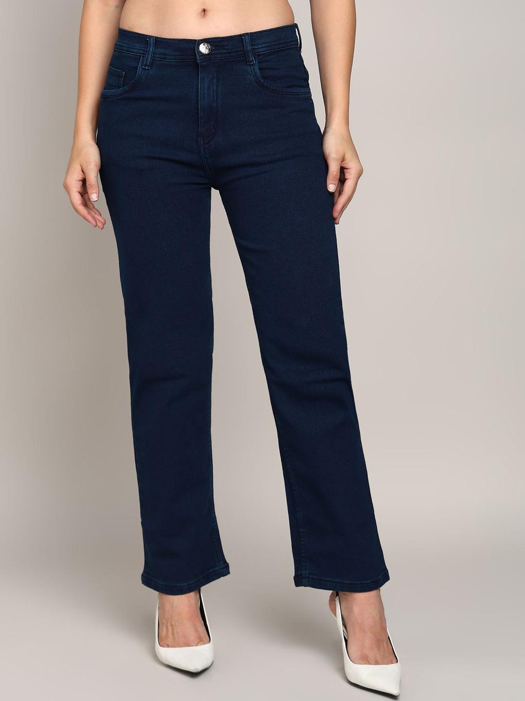 Nifty Women Straight Fit High-Rise Stretchable Jeans - Image 1