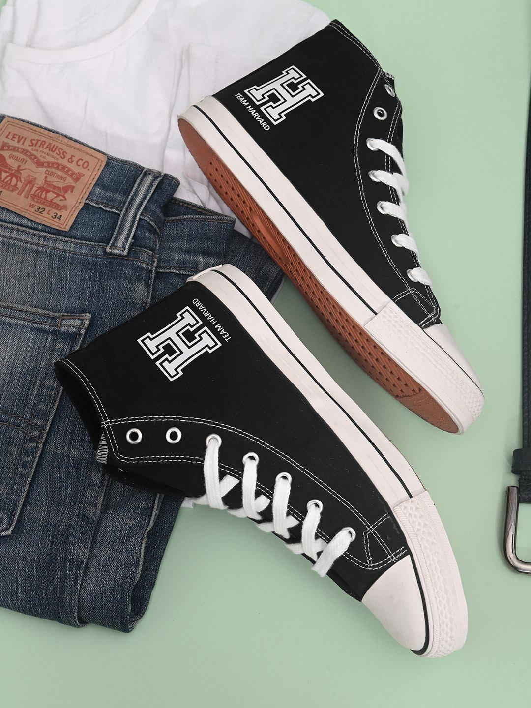 Harvard Men High Top Lace up Sneakers
