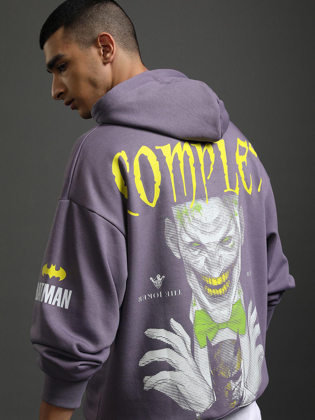 HIGHLANDER Warner Bros Joker Men Oversized Hoodie - Image 1