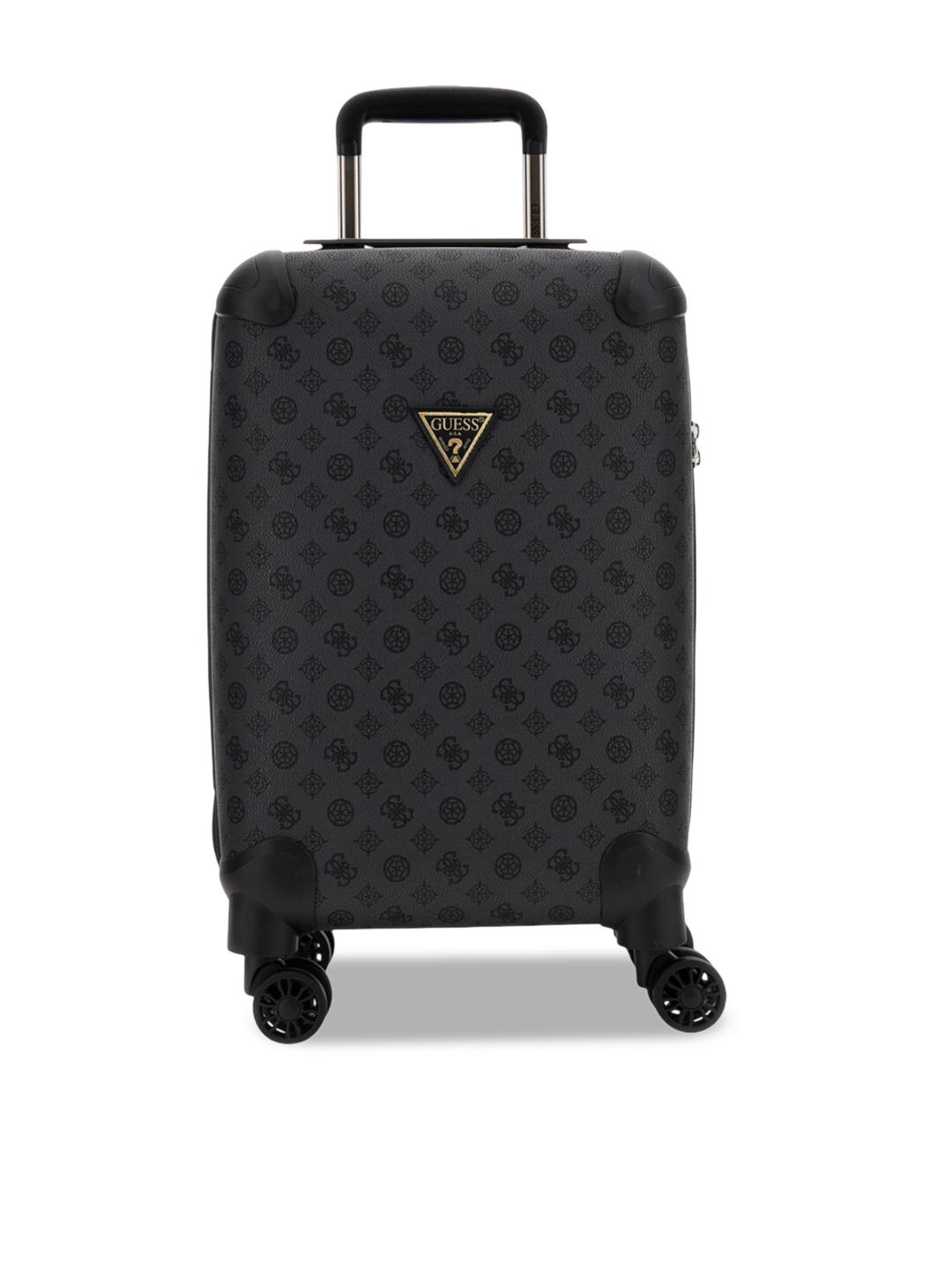 GUESS Women Printed Hard-Sided Medium Trolley Bag - Image 1