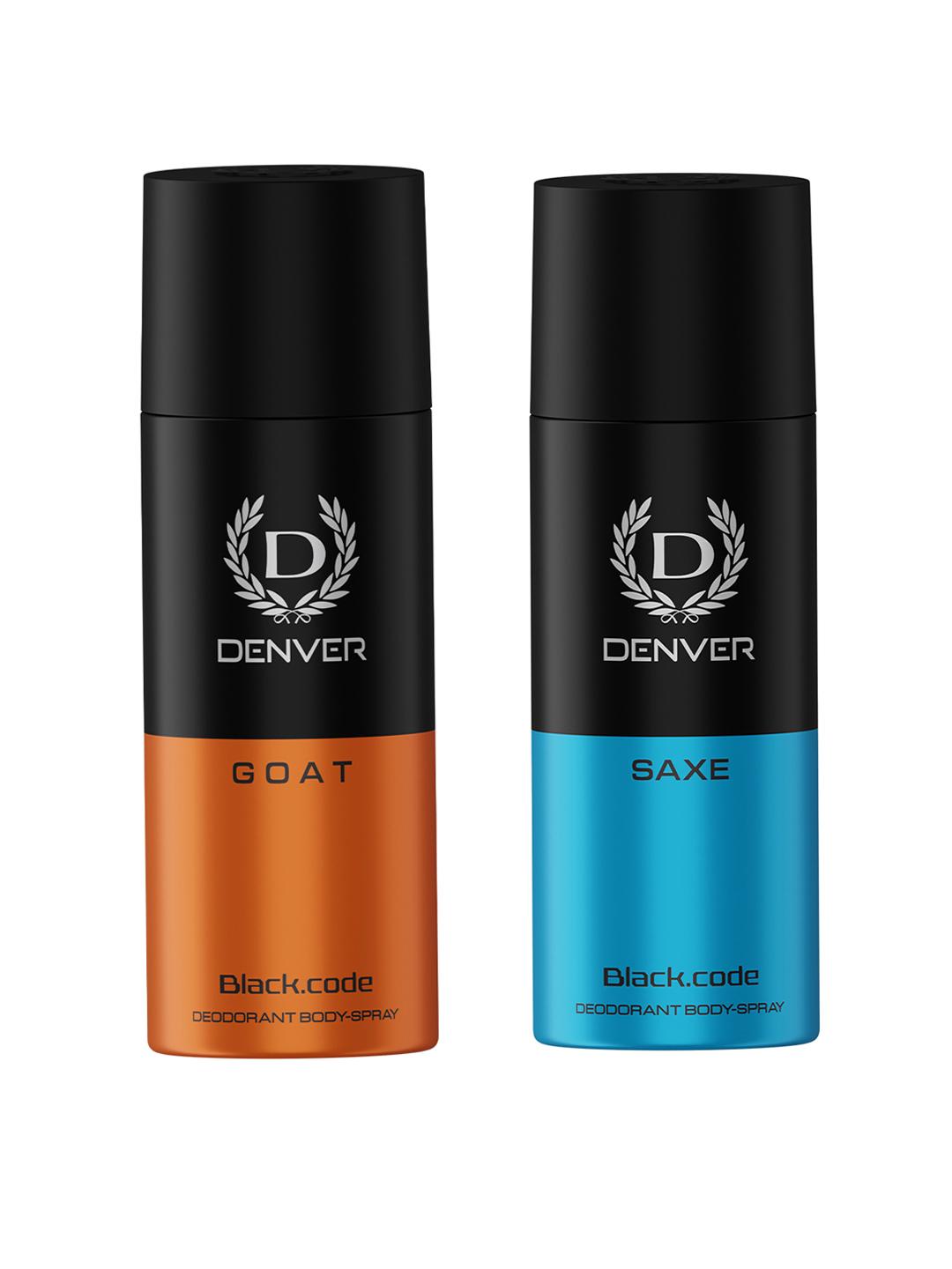Buy Denver Men Set of Saxe & Goat Black Code Long Lasting