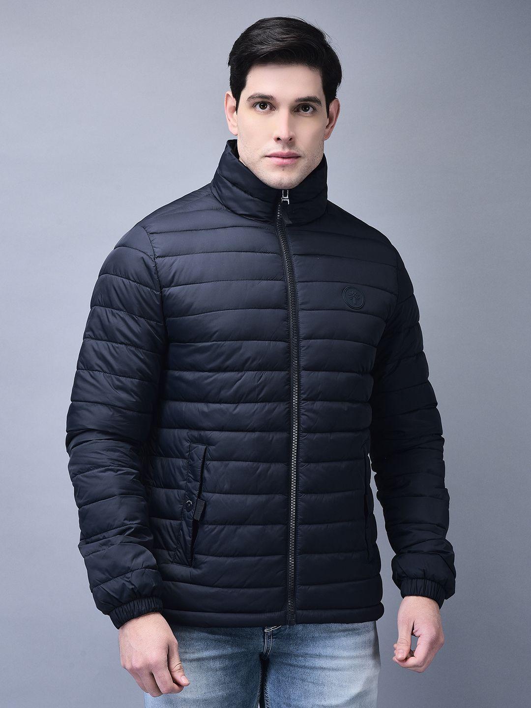 Buy Woodland Men Mock Collar Solid Casual Padded Jacket - Jackets