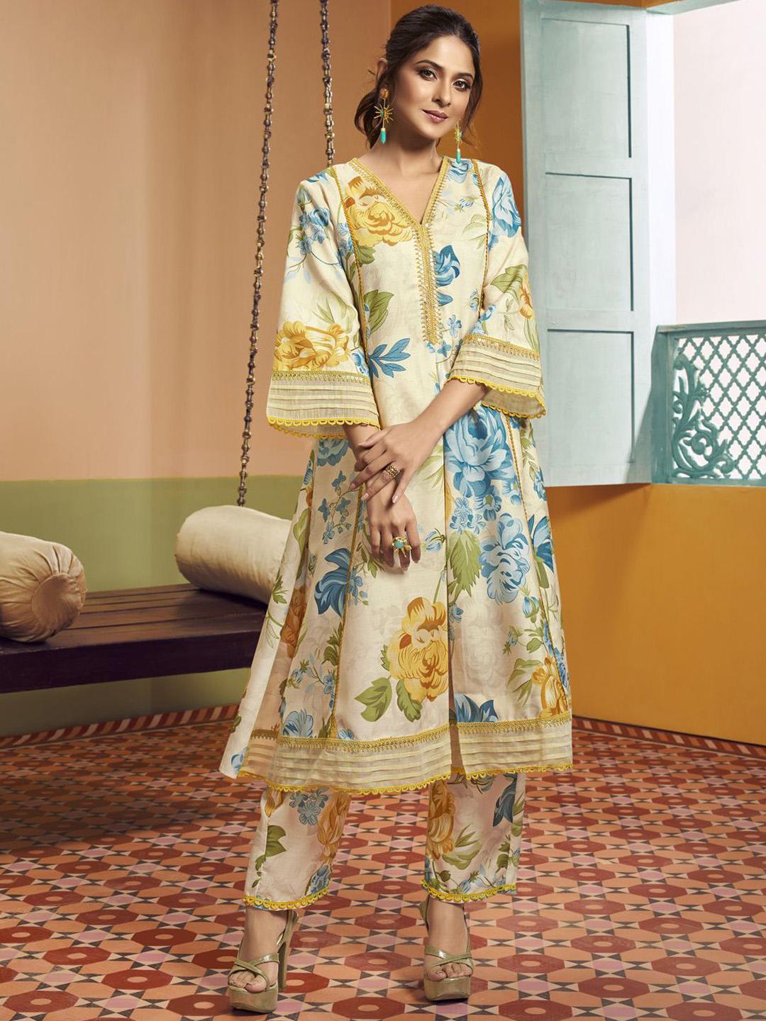 Jennifer Winget Plazo Buy Bhama Couture Jennifer Winget Floral