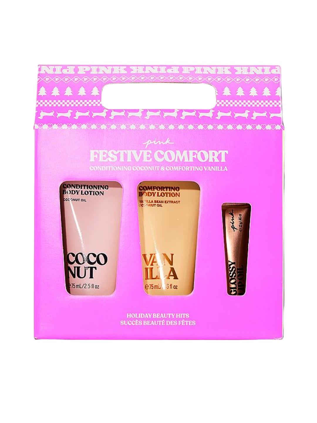 Victoria's Secret Set Of 3 Piece Body Lotion & Lip Oil - 75ml & 75ml & 13g