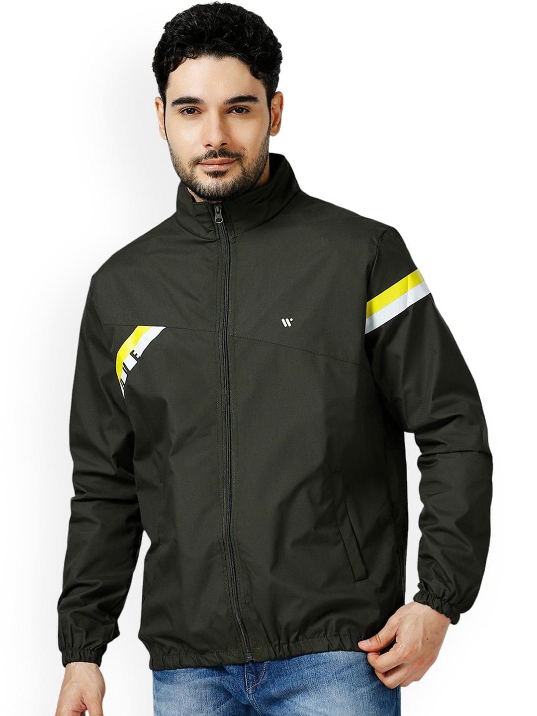 Buy Zeel Men Windcheater Longline Open Front Jacket with