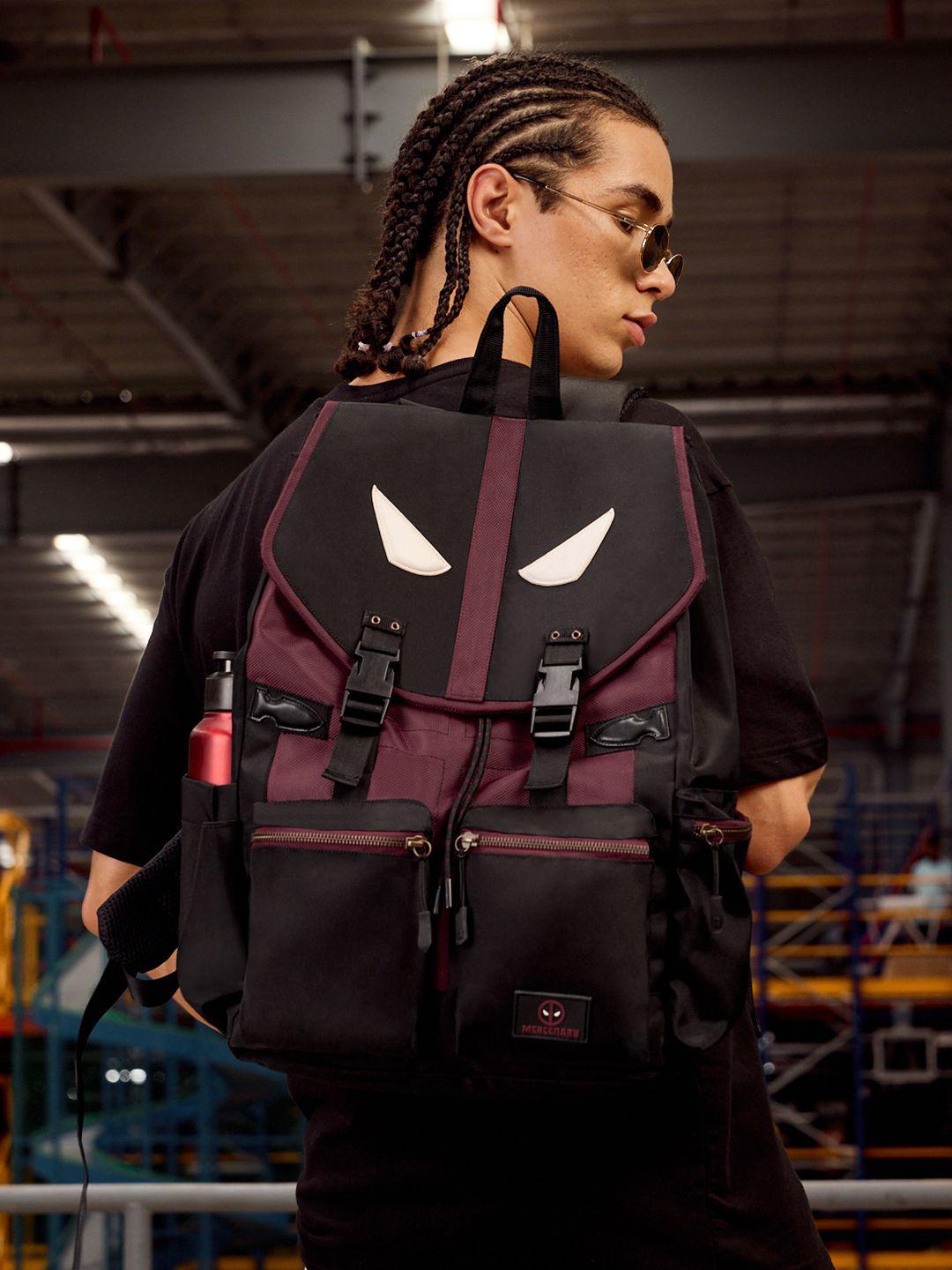 The Souled Store Unisex Marvel Deadpool Laptop Backpack
