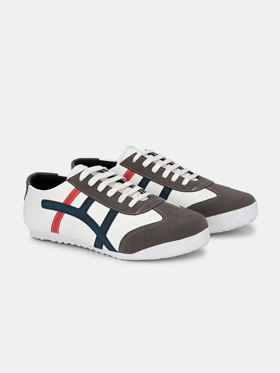 LeatherKraft Men Round Toe Lace-Up Sneaker - Image 1