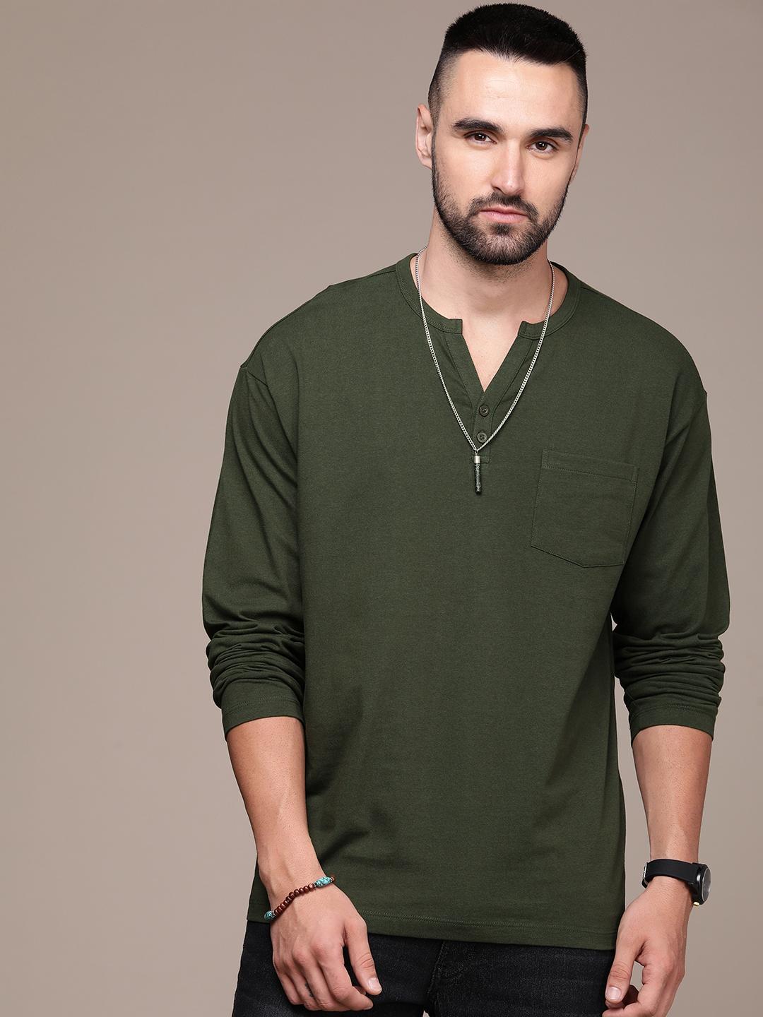 subculture HENLEYNECK TSHIRT CONCHOSV925 Buy Henleys Online