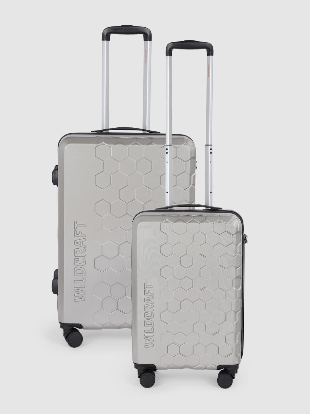 Buy Wildcraft Set of 2 Pyxis Trolley Suitcases - Cabin & Medium