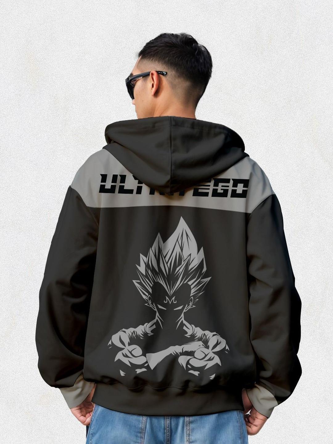 Crazymonk Anime Ultra Ego Hooded Sweatshirt - Image 1