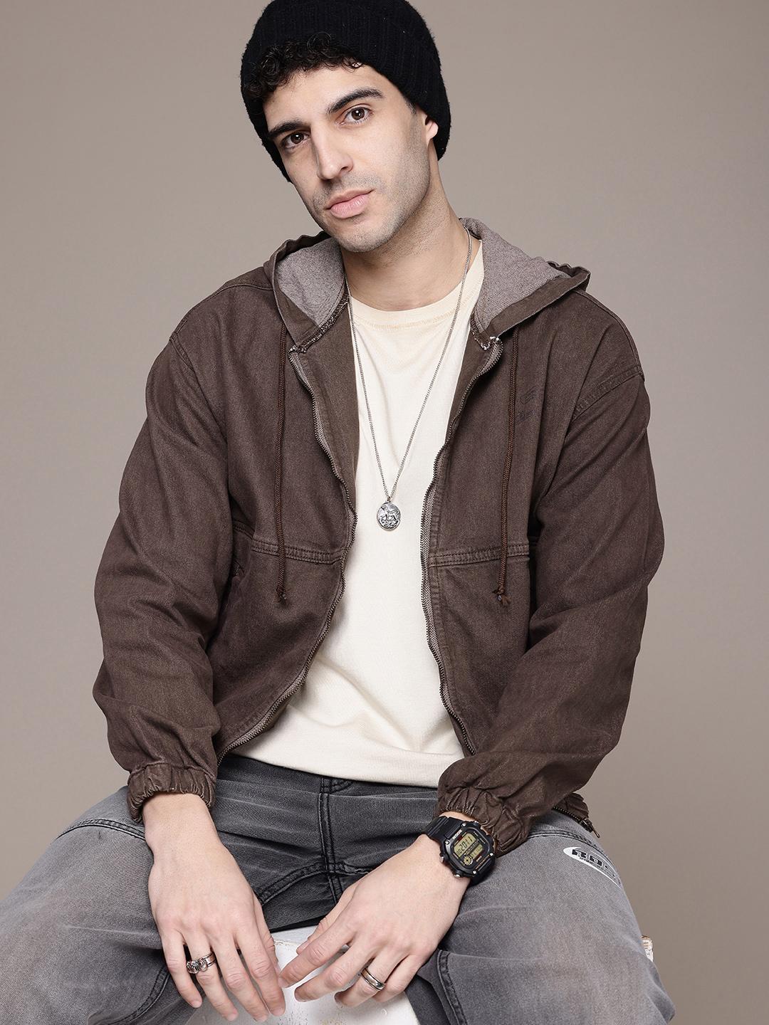 Buy The Roadster Life Pure Cotton Relaxed Fit Hooded Denim