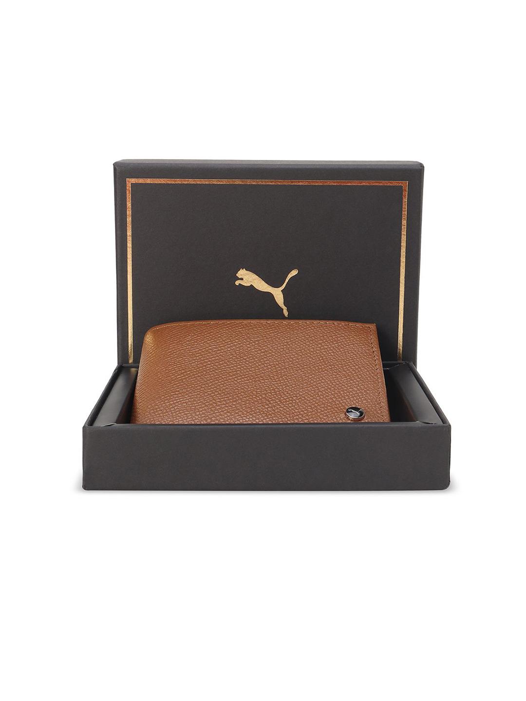 Buy Puma Slimsafe Unisex Leather Bi-Fold Wallet Wallets for