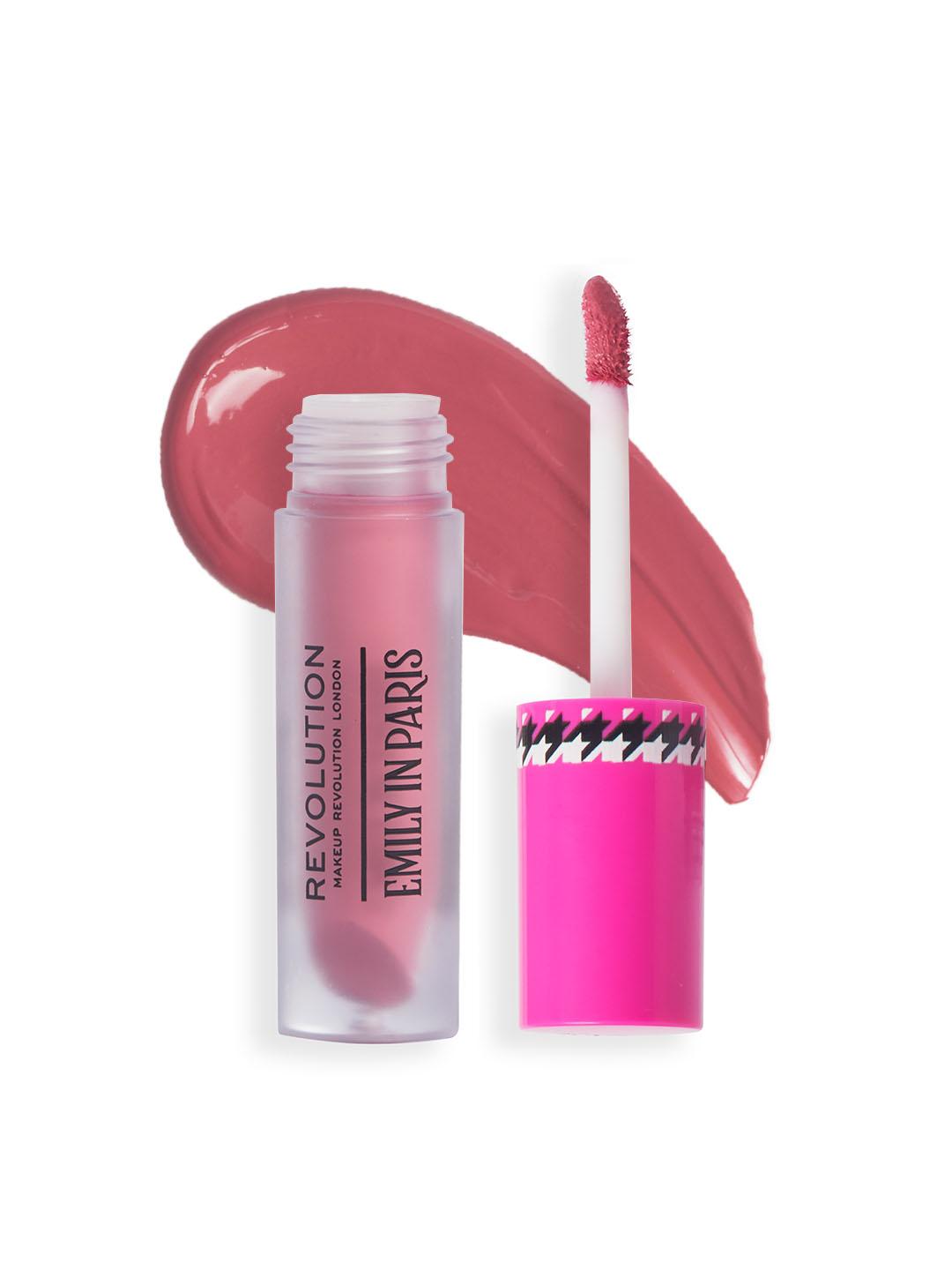 Makeup Revolution London X Emily in Paris Multi-Use Lip & Cheek Blush - Pinky Swear Pink