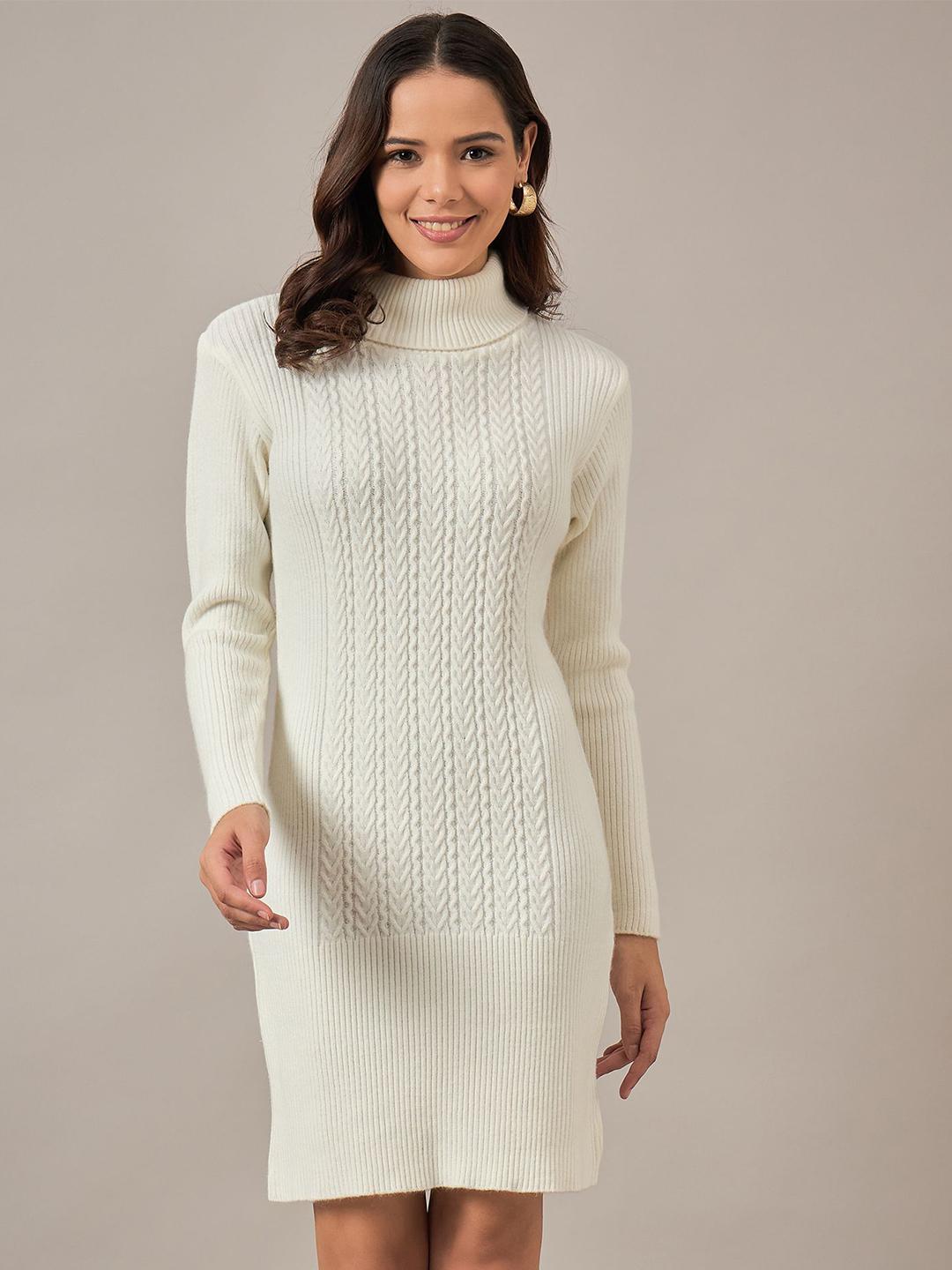 Buy The Roadster Lifestyle Co Women Self Designed Woolen Bodycon Dress - Dresses for Women 31365349 | Myntra Buy The Roadster Lifestyle Co Women Self Designed Woolen Bodycon Dress - Dresses for Women 31365349 | Myntra