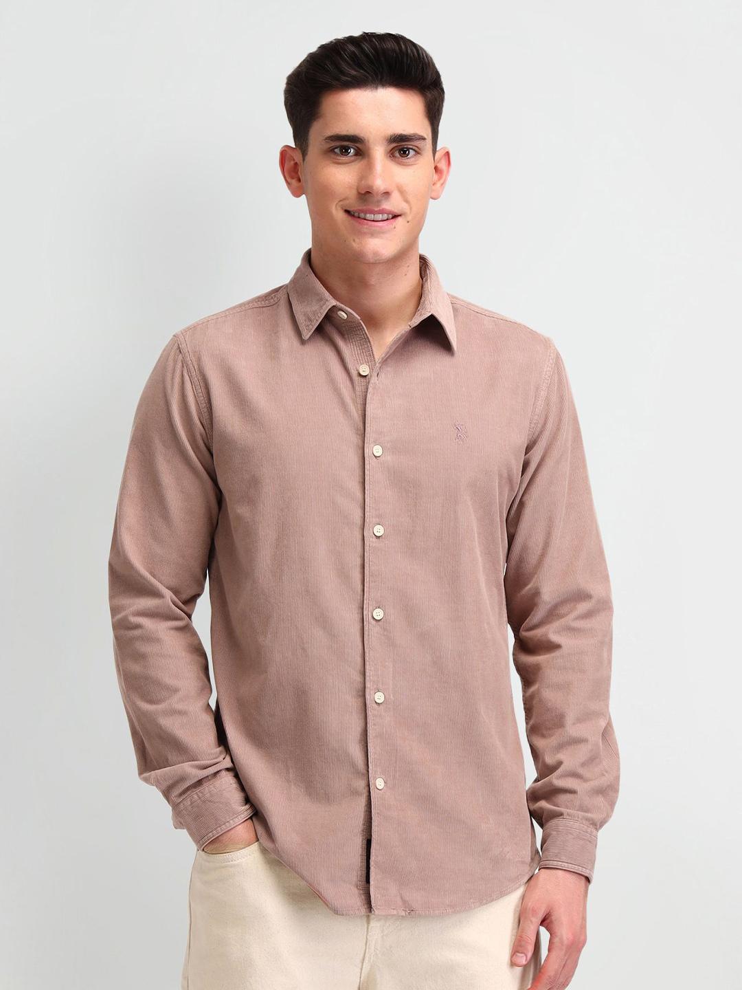 U.S. Polo Assn. Denim Co. Men Manhattan Spread Collar Cotton Slim Fit
