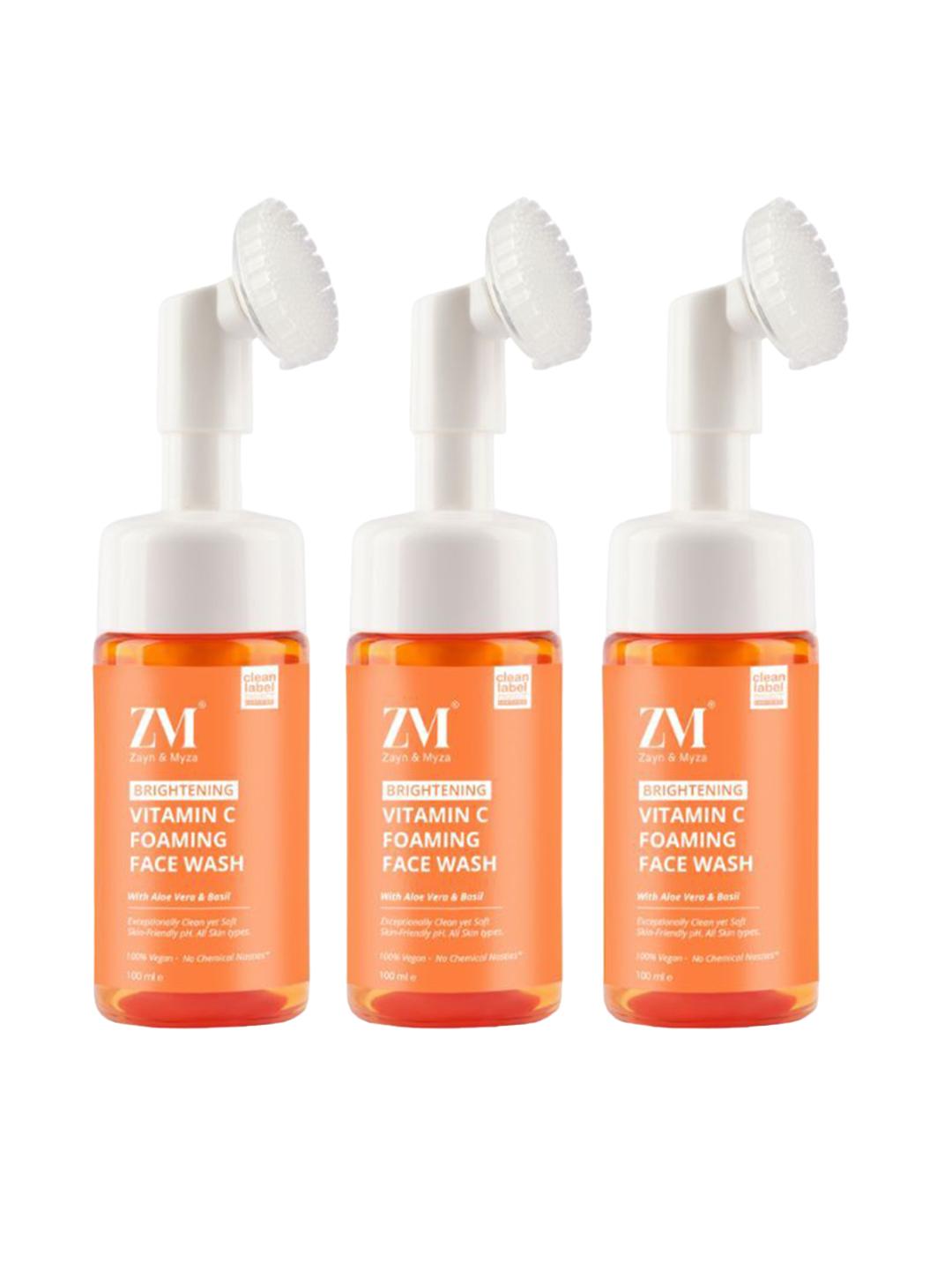 Buy ZM Zayn & Myza Set Of 3 Brightening Vitamin C Foaming Face