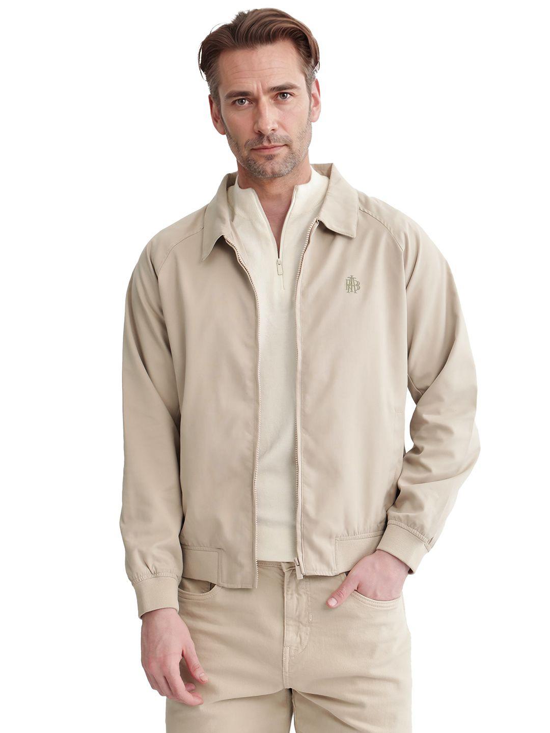 RARE RABBIT Men Bomber Embroidered Jacket - Image 1