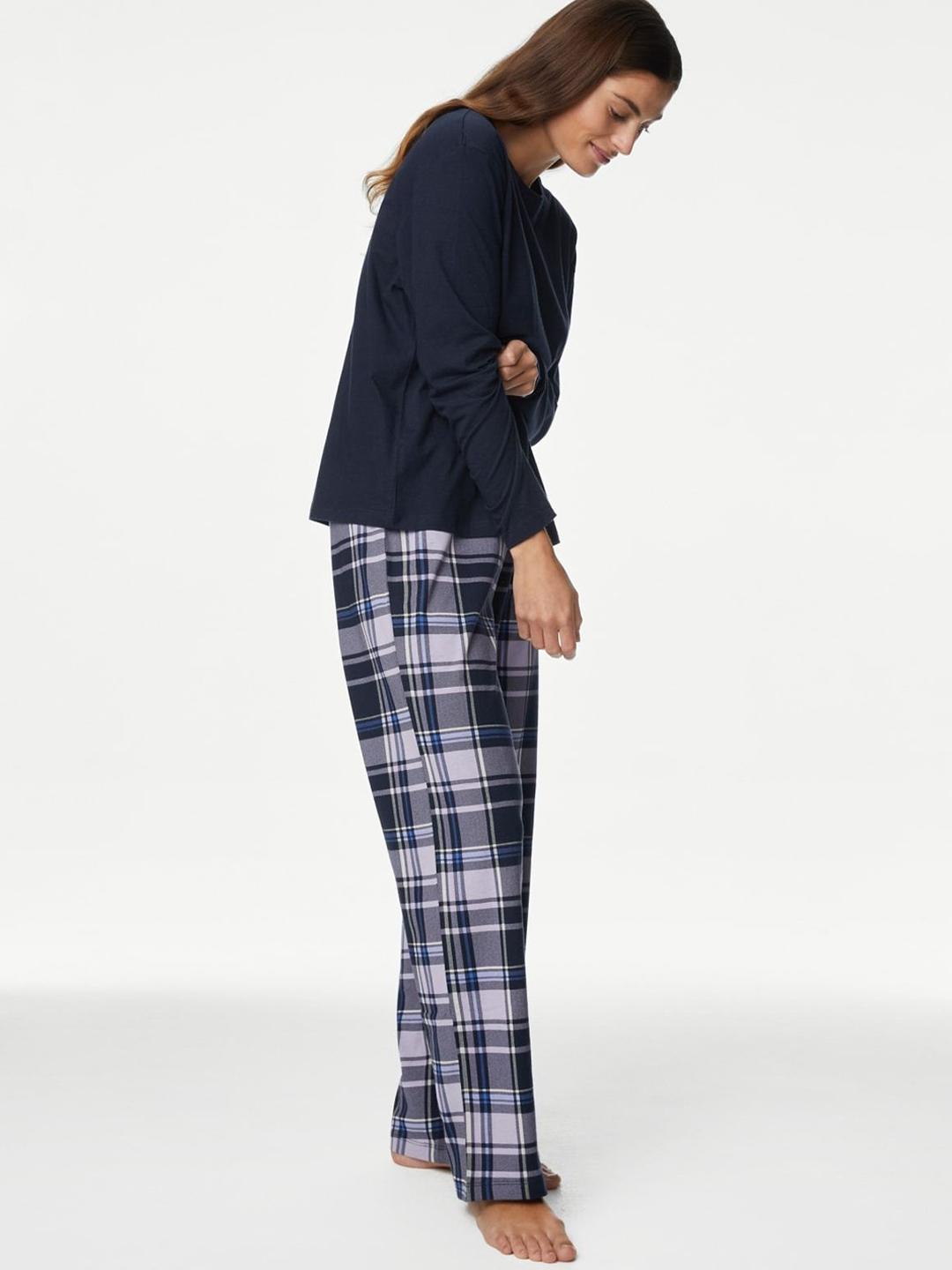 ladies night dress marks and spencer Sleepwear Buy Marks Spencer Women Checked Printed Night Suit Night Suits bra short night dress