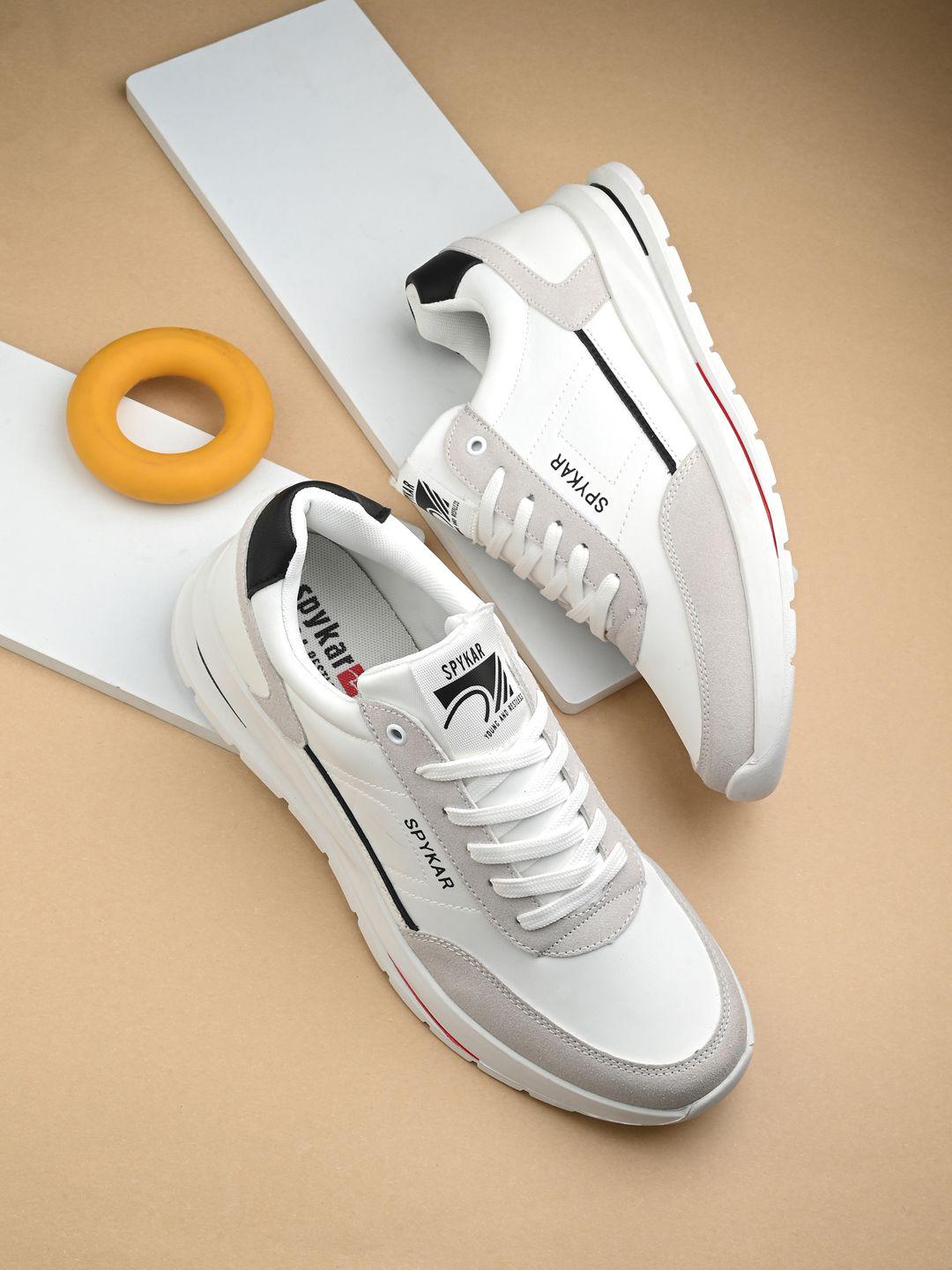 Buy SPYKAR Men Solid Round Toe Lace-Ups Sneakers - Casual Shoes