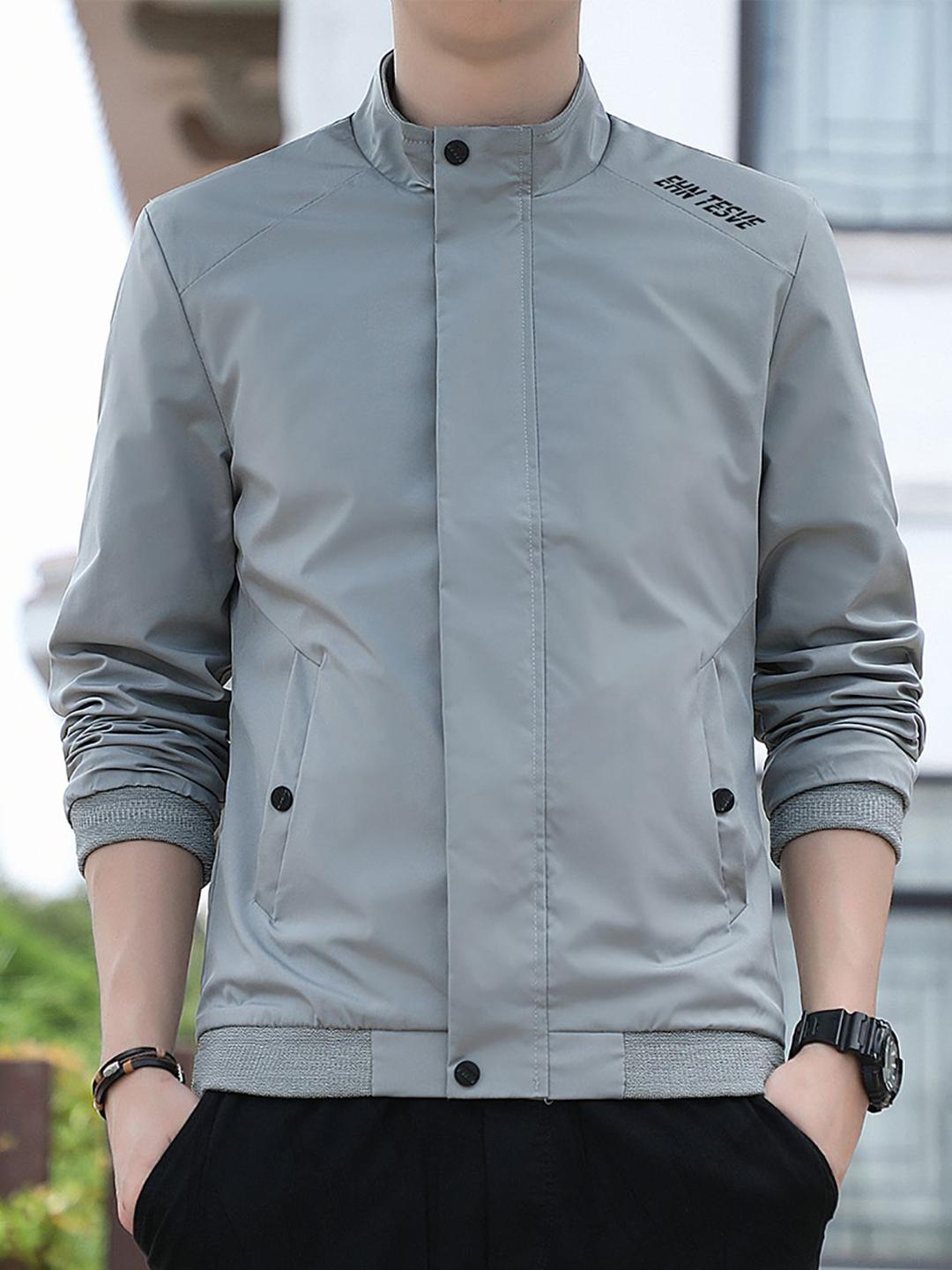 Buy StyleCast x Revolte Men Mock Collar Open Front Jacket